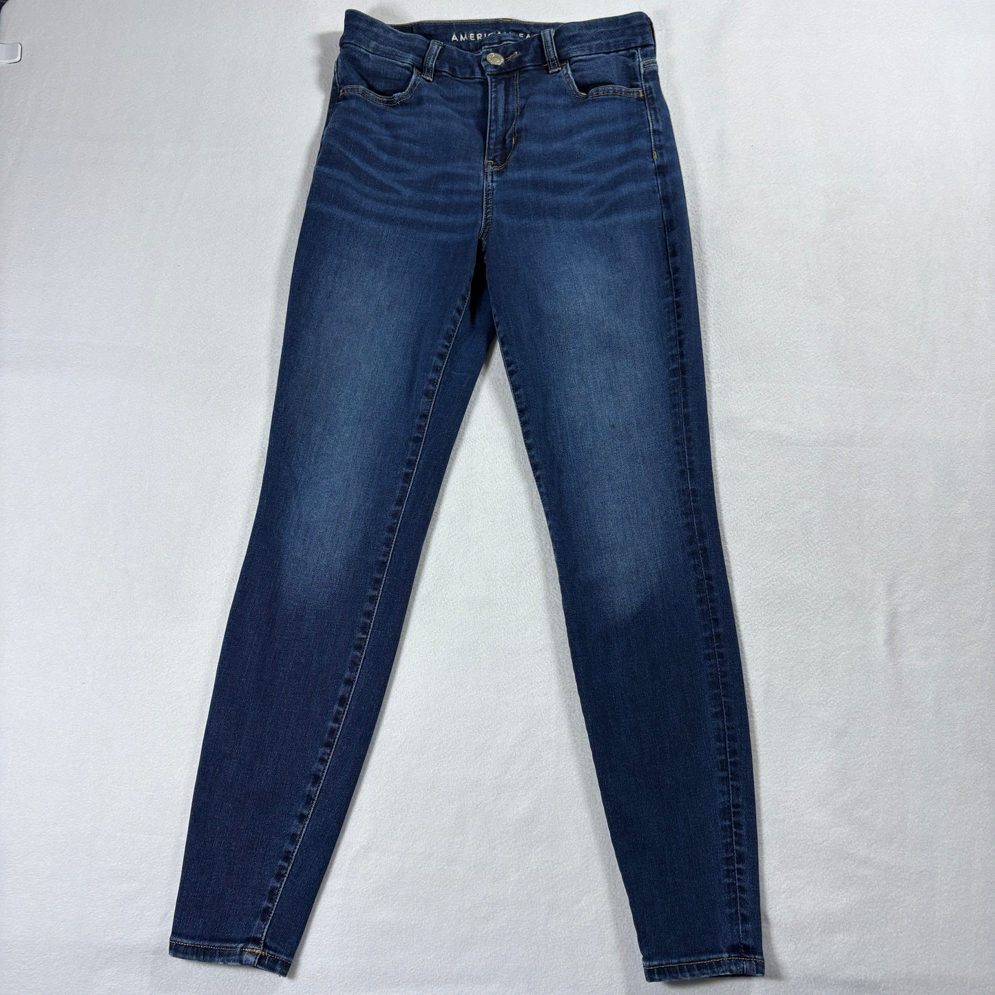 American Eagle Jeans Womens 4 Curvy Hi Rise Jegging Dark Wash Stretch Fit DenimX
