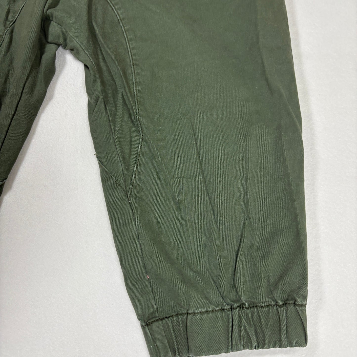 American Eagle Men’s Jogger Pants XL Green Drawstring Waist Casual Cotton Blend