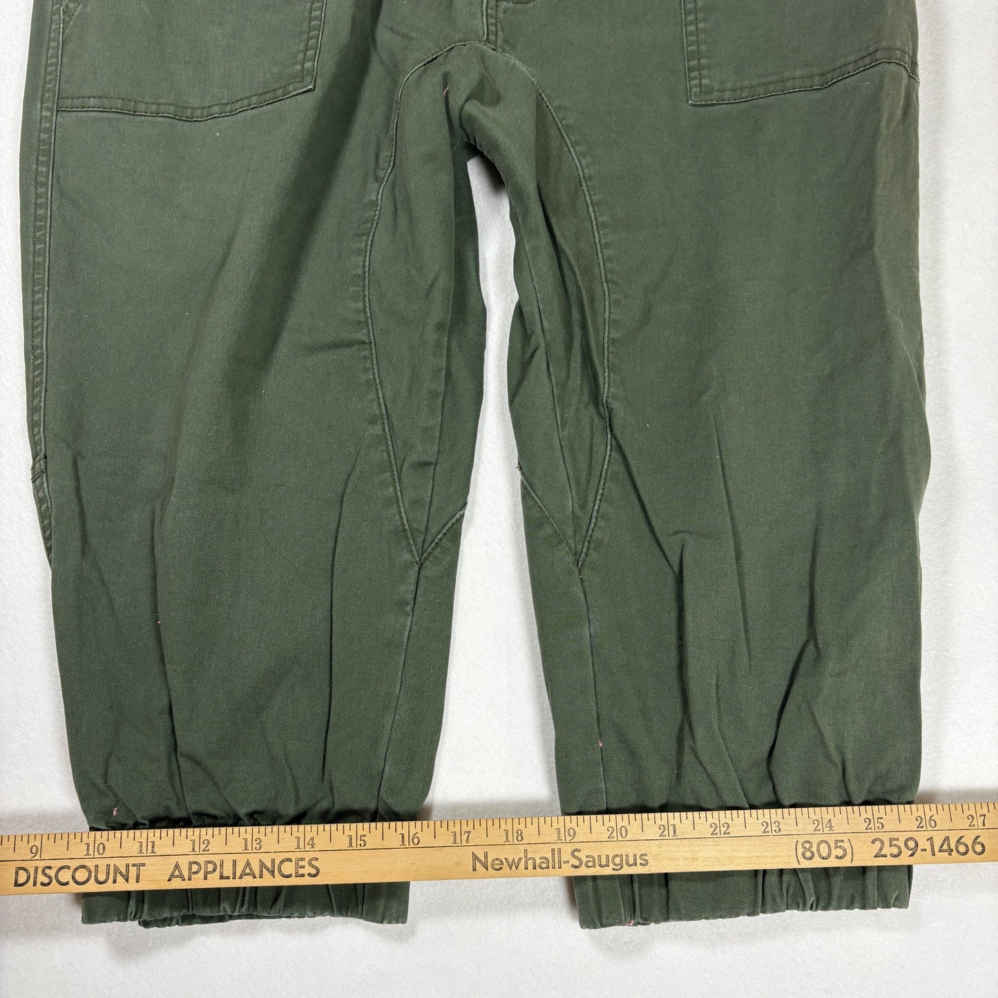 American Eagle Men’s Jogger Pants XL Green Drawstring Waist Casual Cotton Blend