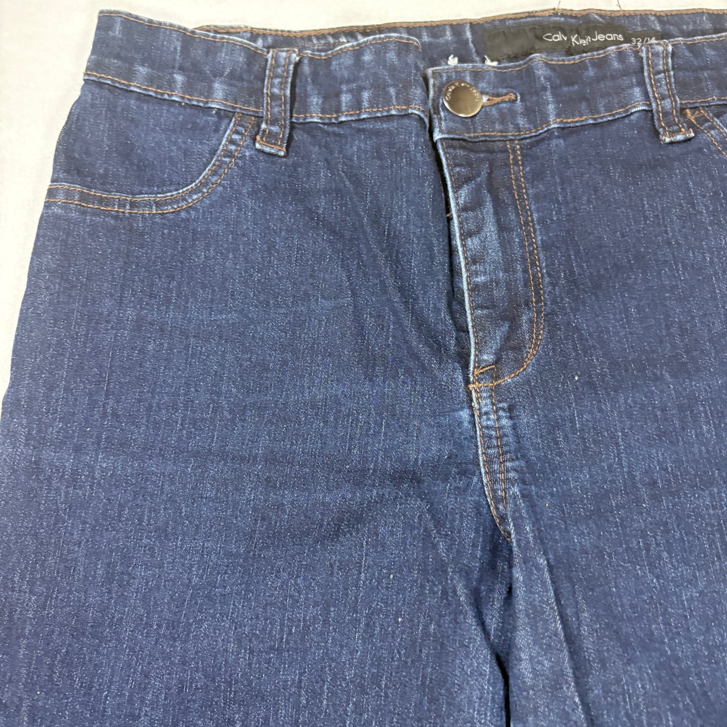 Calvin Klein Jeans Women’s 14/32 Dark Wash Legging Denim Stretch Skinny Fit
