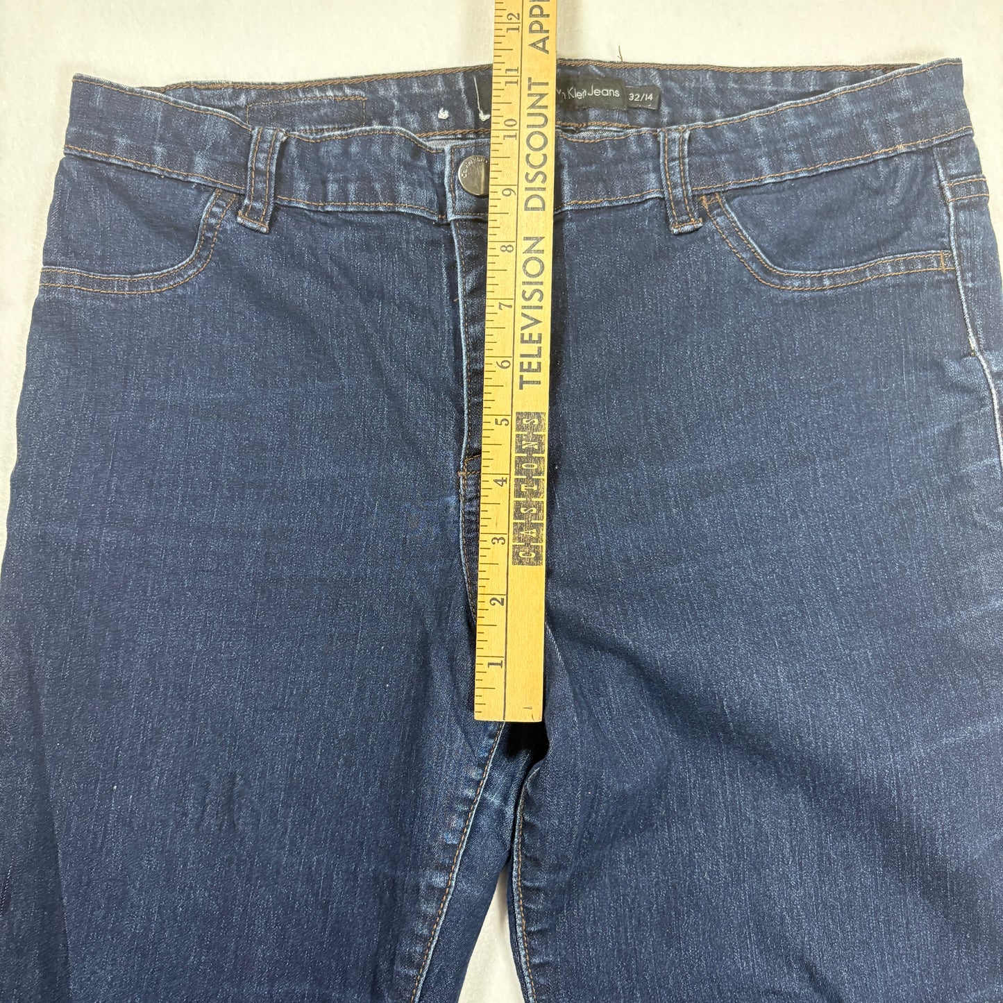 Calvin Klein Jeans Women’s 14/32 Dark Wash Legging Denim Stretch Skinny Fit