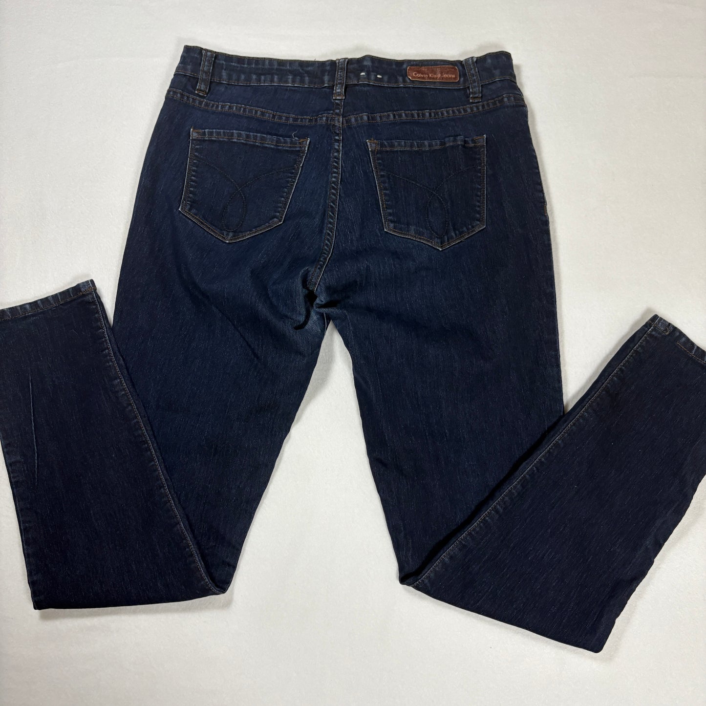 Calvin Klein Jeans Women’s 14/32 Dark Wash Legging Denim Stretch Skinny Fit