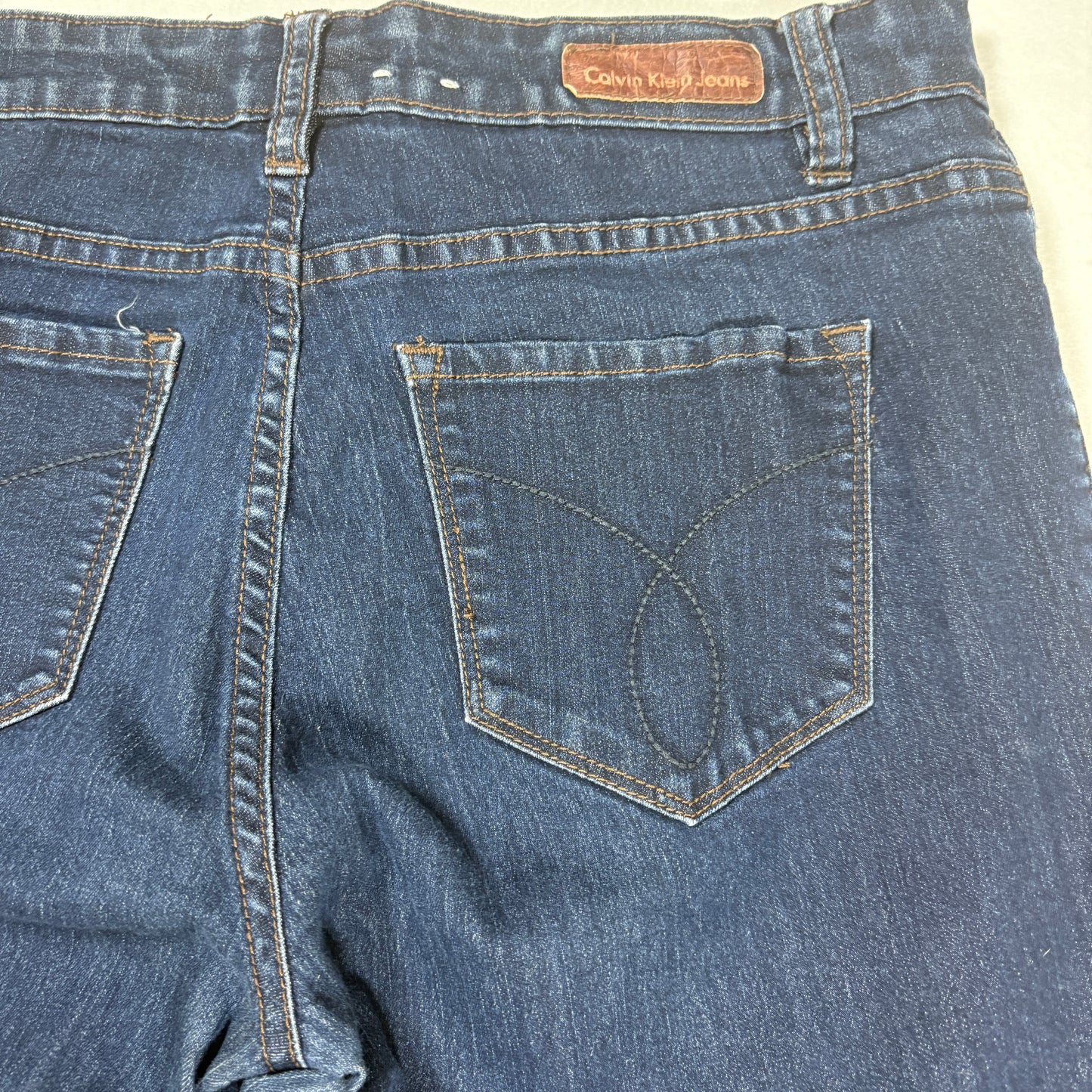 Calvin Klein Jeans Women’s 14/32 Dark Wash Legging Denim Stretch Skinny Fit