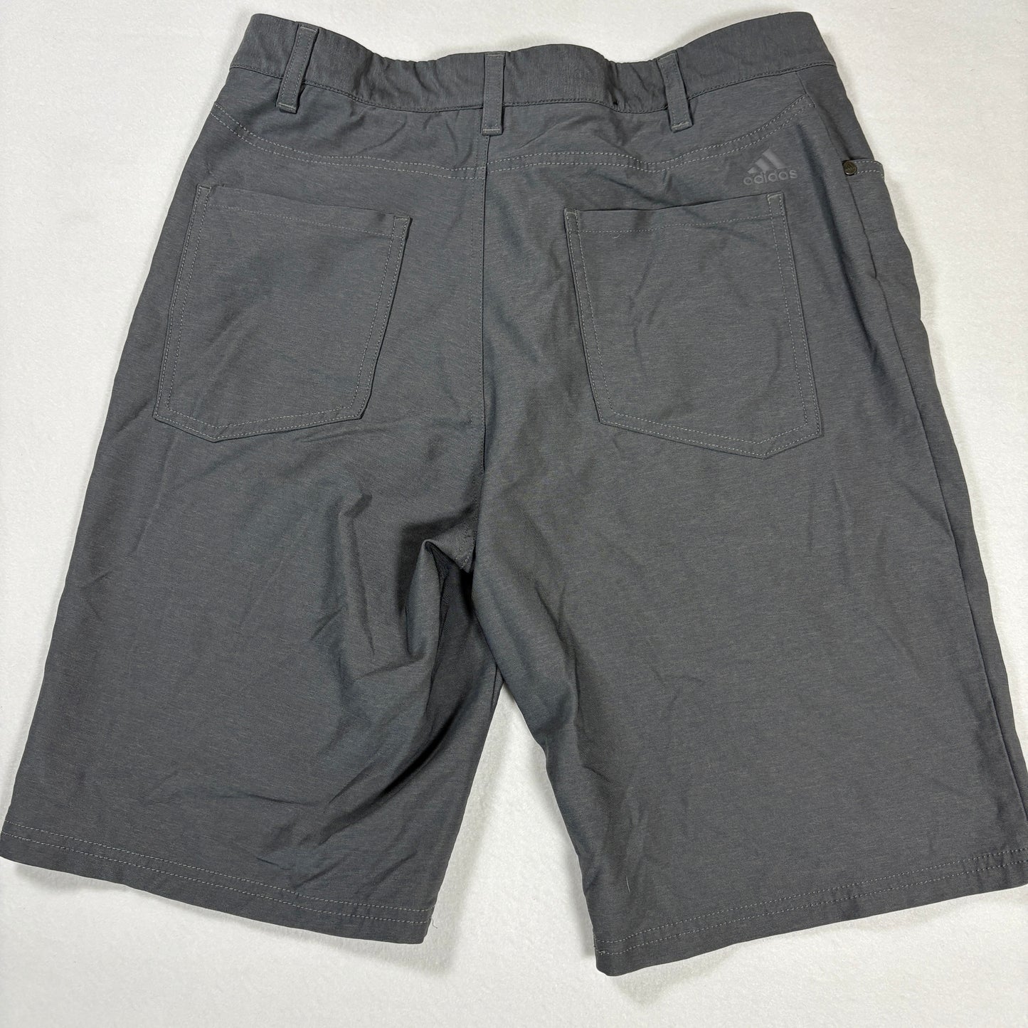 Adidas Shorts Mens 32 Gray Performance Golf Casual Lightweight Stretch Active
