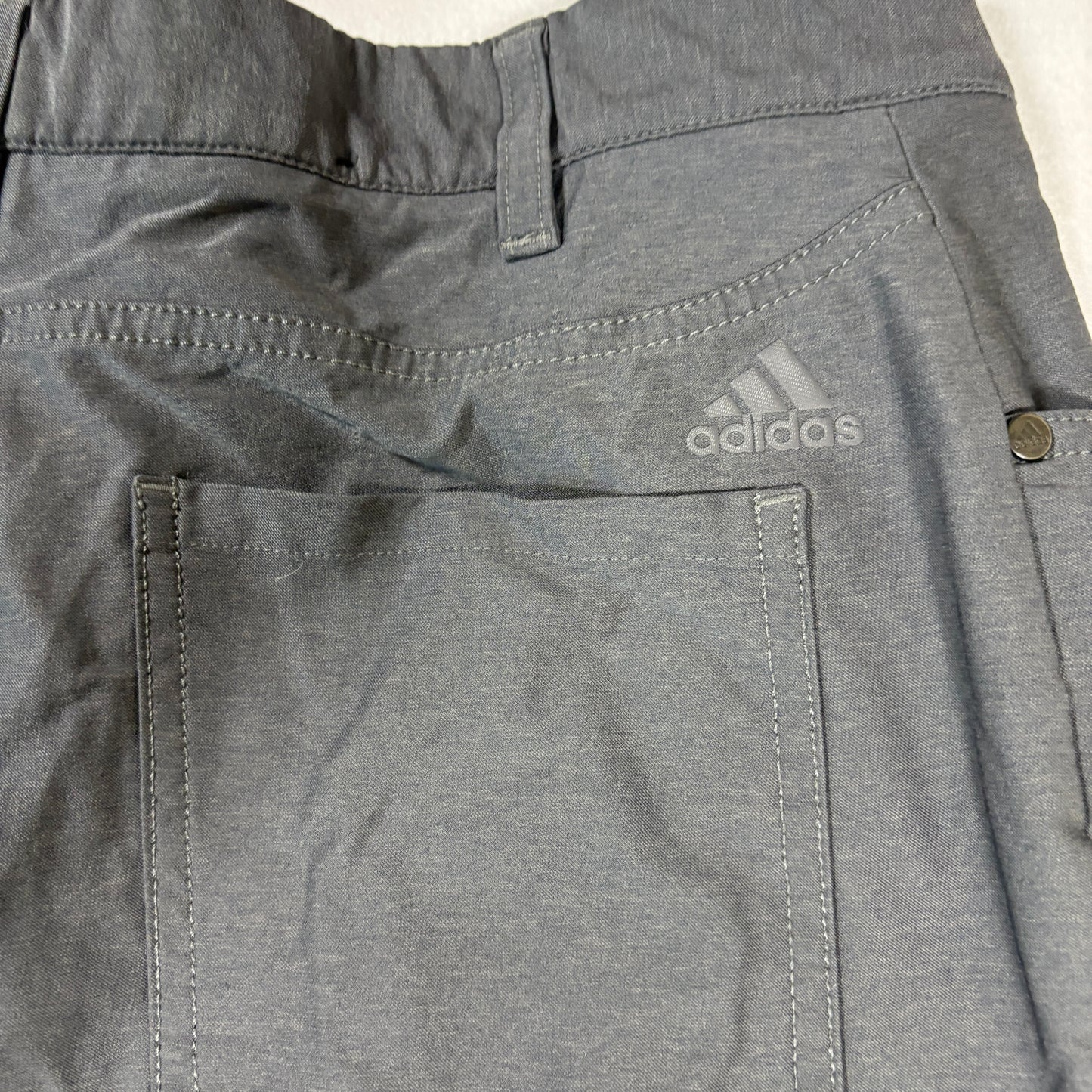 Adidas Shorts Mens 32 Gray Performance Golf Casual Lightweight Stretch Active