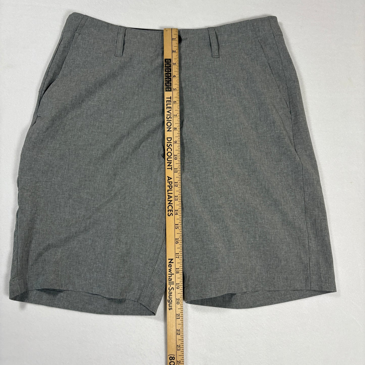 Volcom Shorts Mens 32 Gray Surf & Turf Hybrid 4 Way Stretch Casual Boardwalk