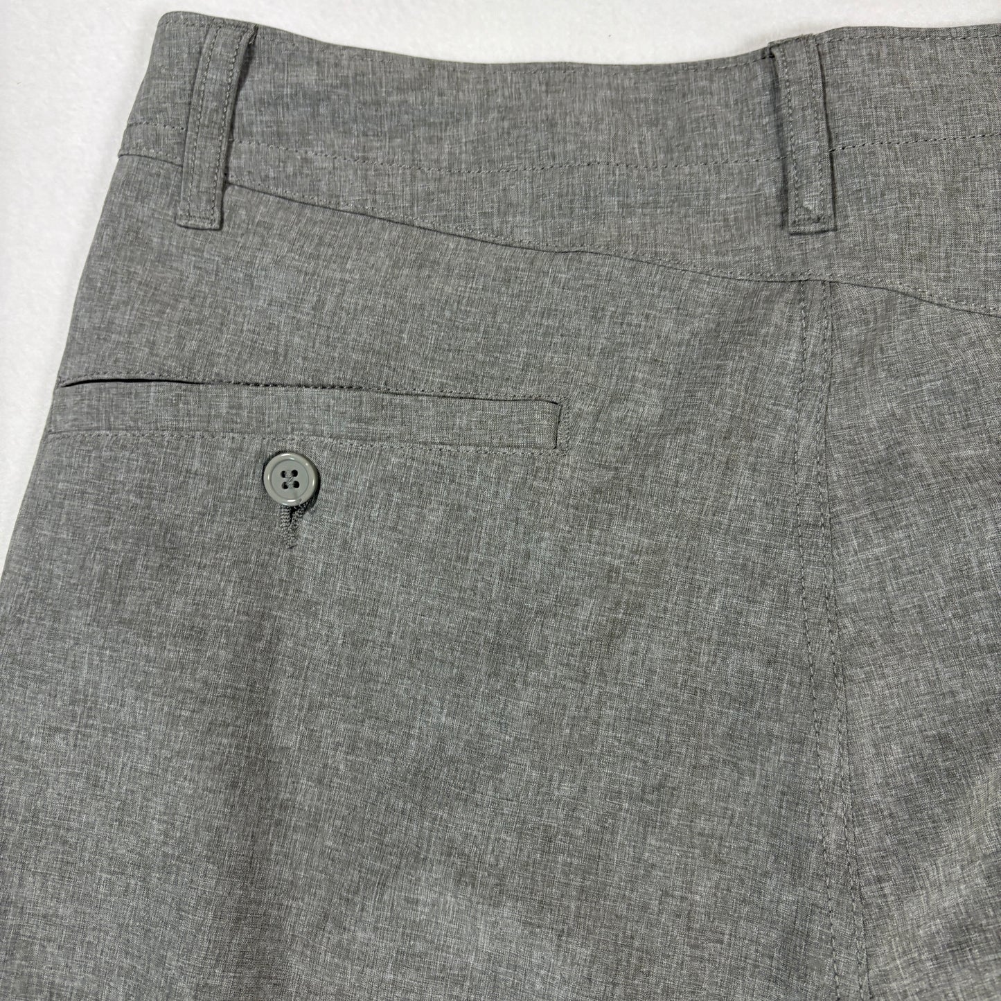 Volcom Shorts Mens 32 Gray Surf & Turf Hybrid 4 Way Stretch Casual Boardwalk