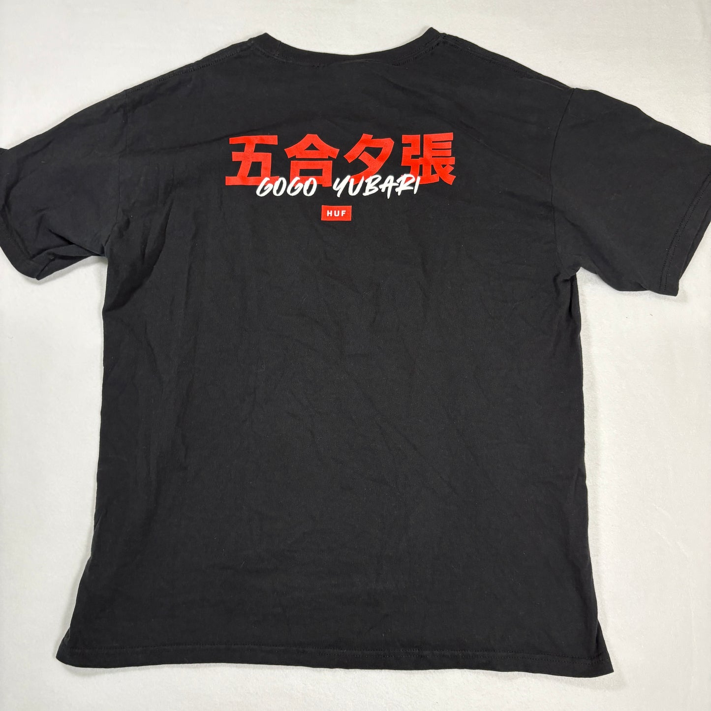 HUF Kill Bill T-Shirt Mens Large Black Graphic Gogo Yubari Movie Collab Tee