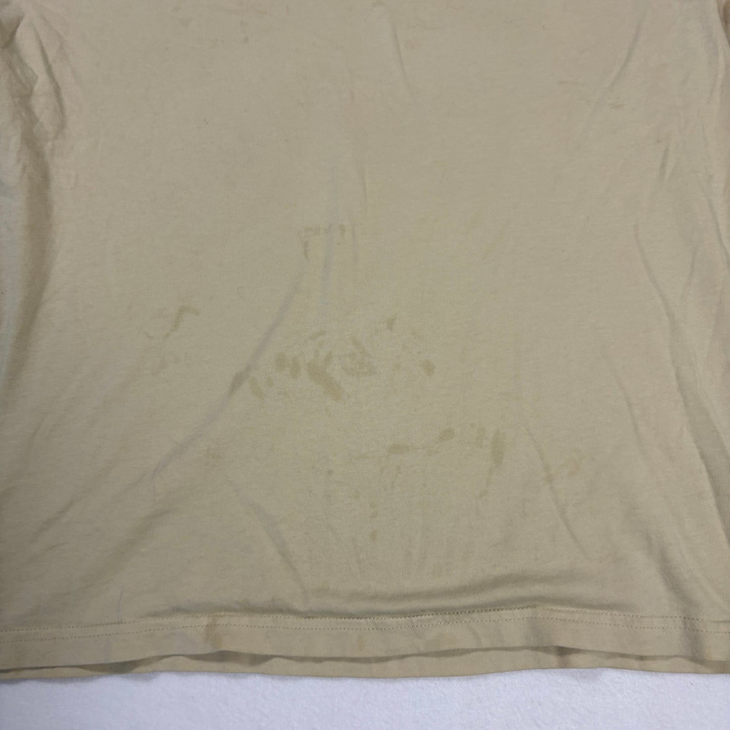 The North Face T-Shirt Mens Large Beige Short Sleeve Logo Tee Outdoor Casual