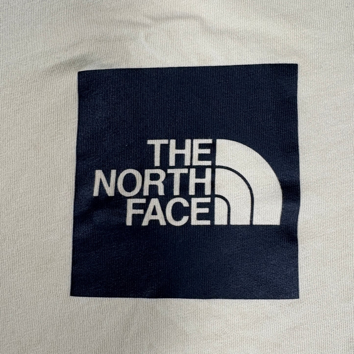 The North Face T-Shirt Mens Large Beige Short Sleeve Logo Tee Outdoor Casual