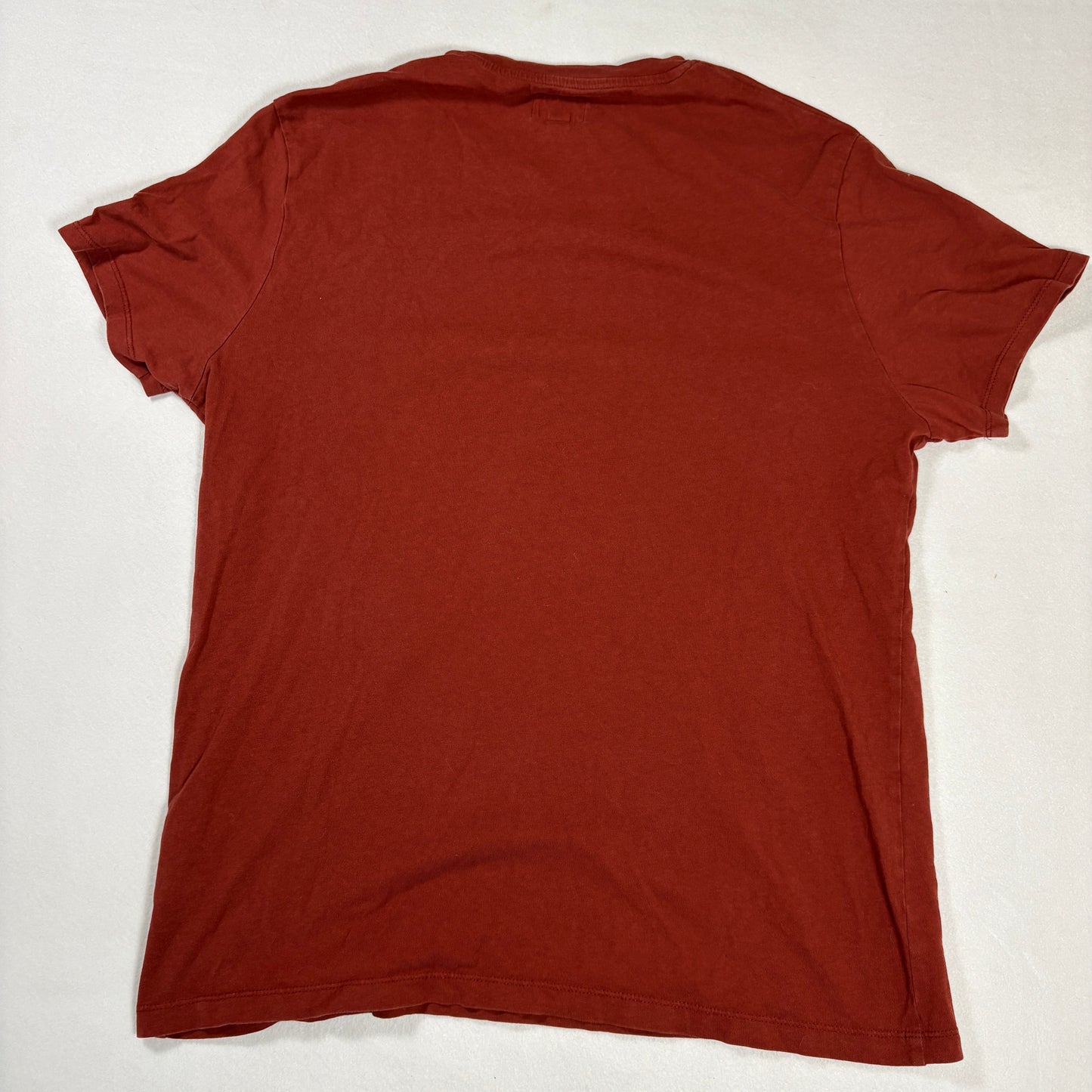 Wrangler T-Shirt Mens Large Red Graphic Tee Motel Western Cowboy Retro Style