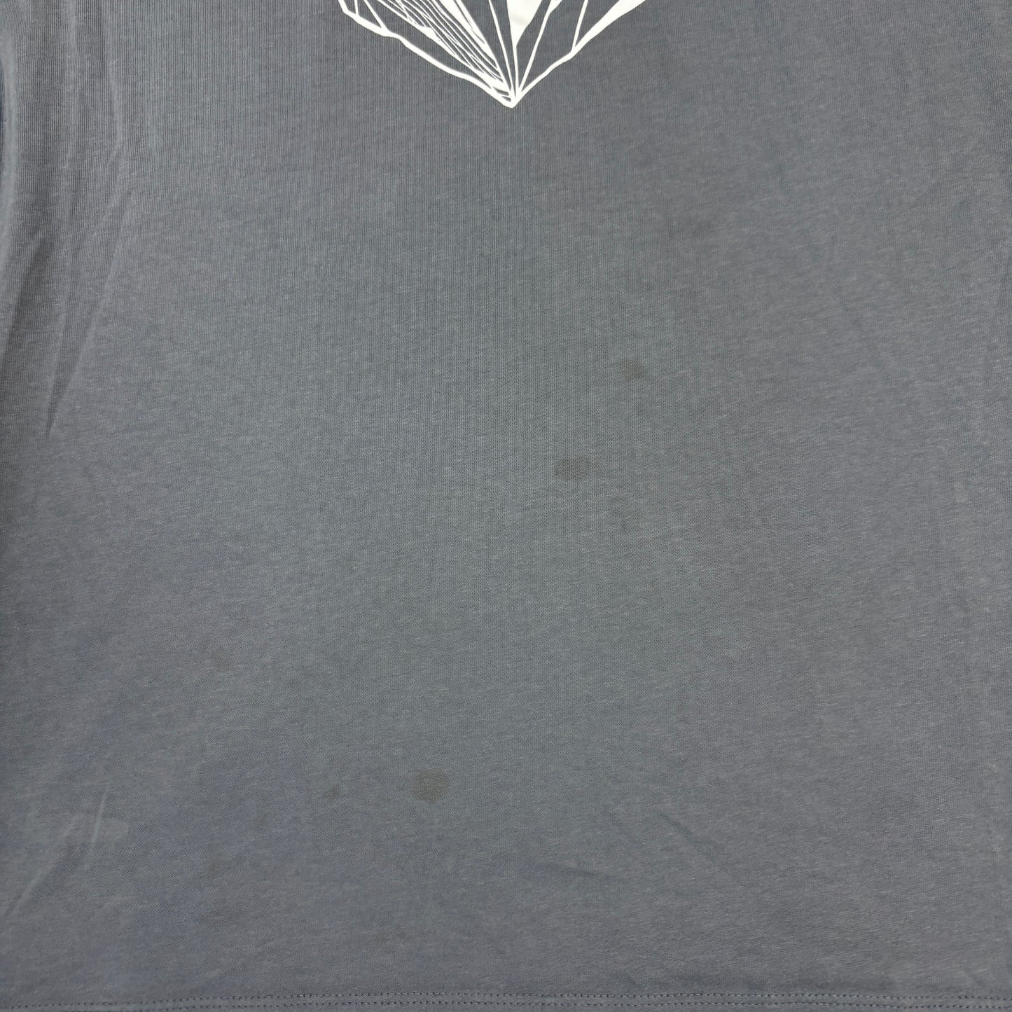 Nike Dri-FIT T-Shirt Mens Large Gray Athletic Cut Graphic Training Sports Tee