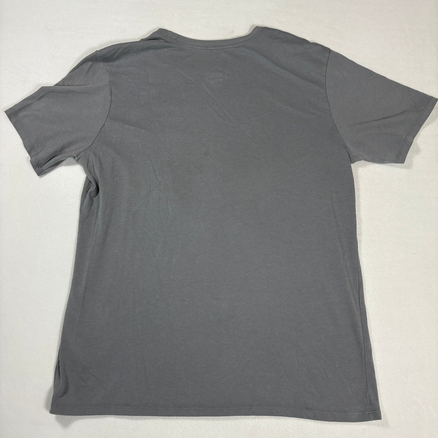 Nike Dri-FIT T-Shirt Mens Large Gray Athletic Cut Graphic Training Sports Tee
