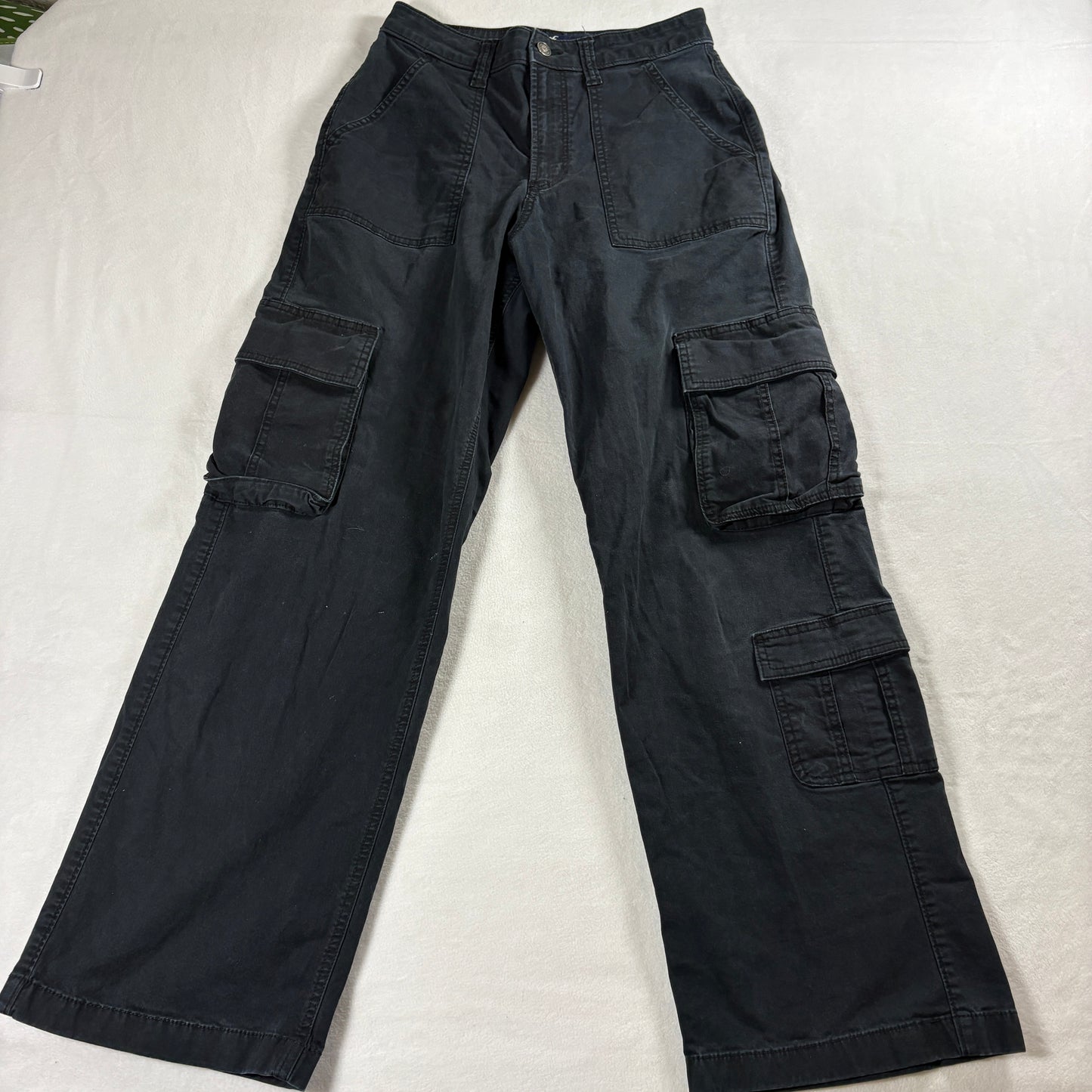 Hollister Cargo Pants Womens 2R W26 Ultra High Rise Baggy Y2K Streetwear Utility