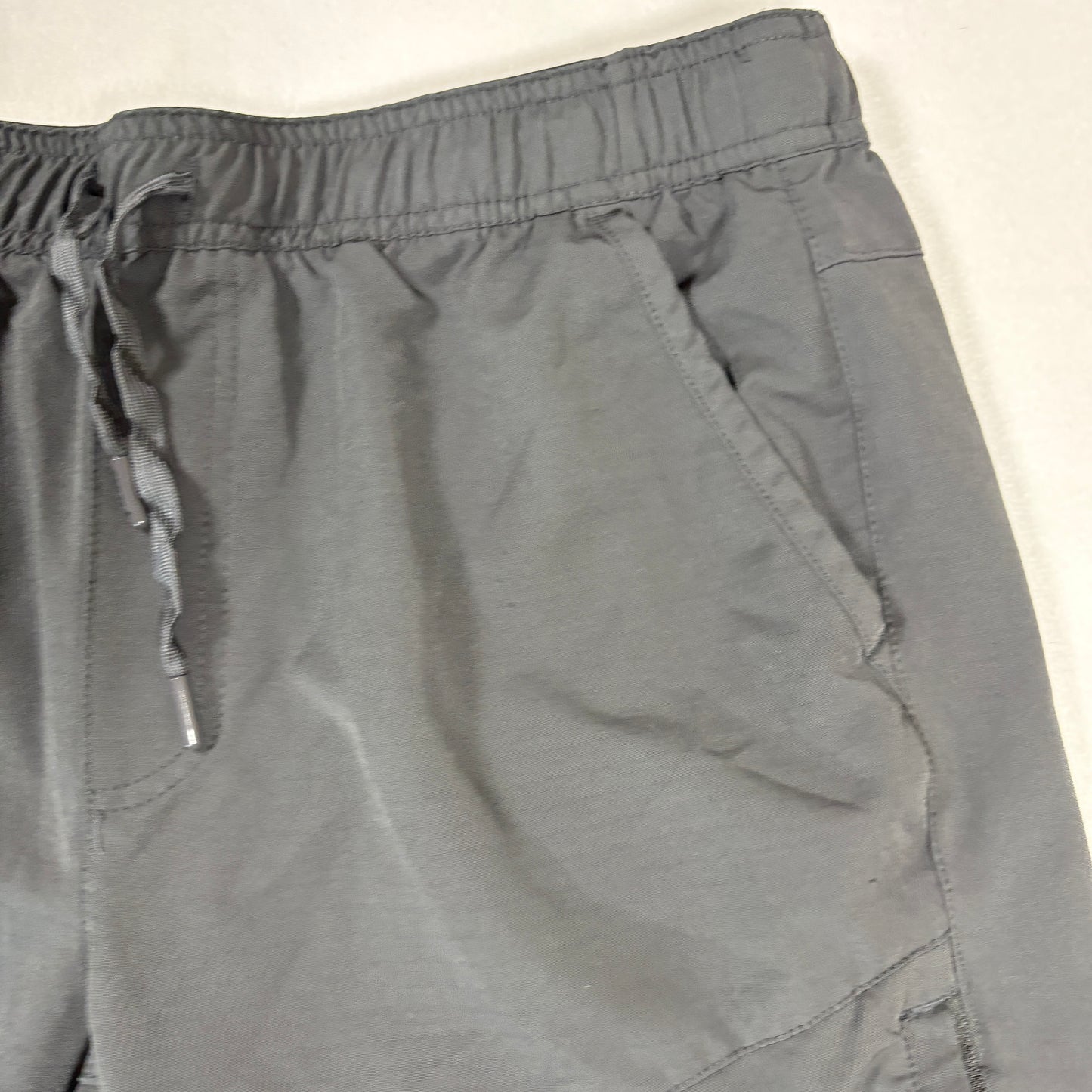 Gerry Shorts Mens Medium Gray Outdoor Hiking Trail Activewear Elastic Waist