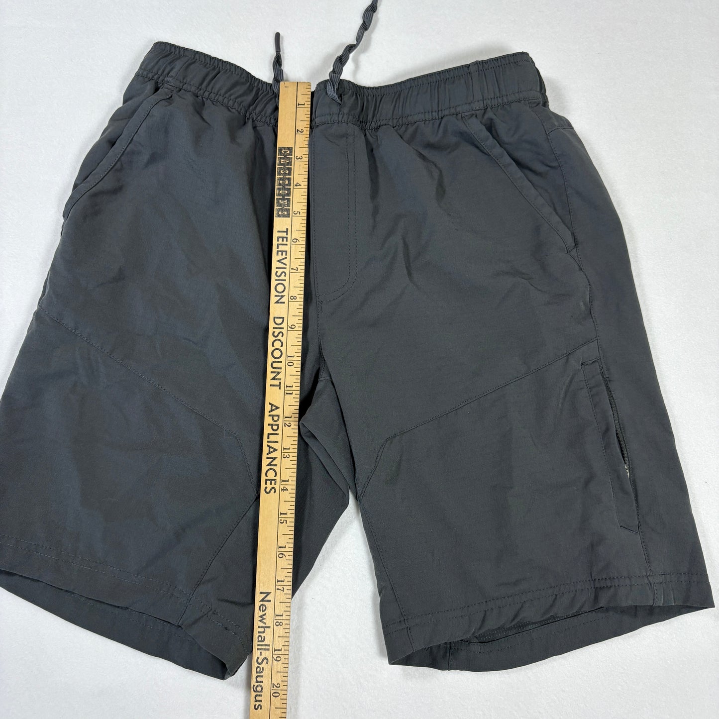Gerry Shorts Mens Medium Gray Outdoor Hiking Trail Activewear Elastic Waist