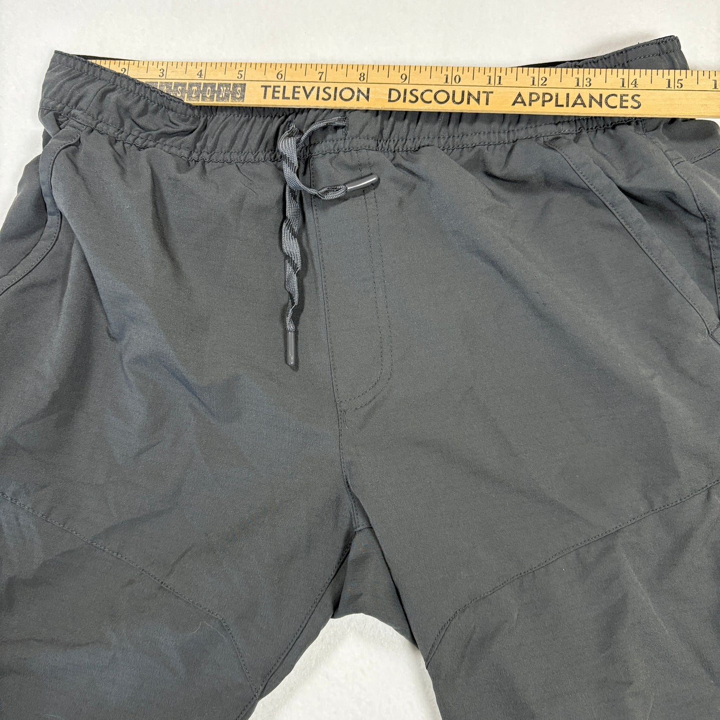 Gerry Shorts Mens Medium Gray Outdoor Hiking Trail Activewear Elastic Waist