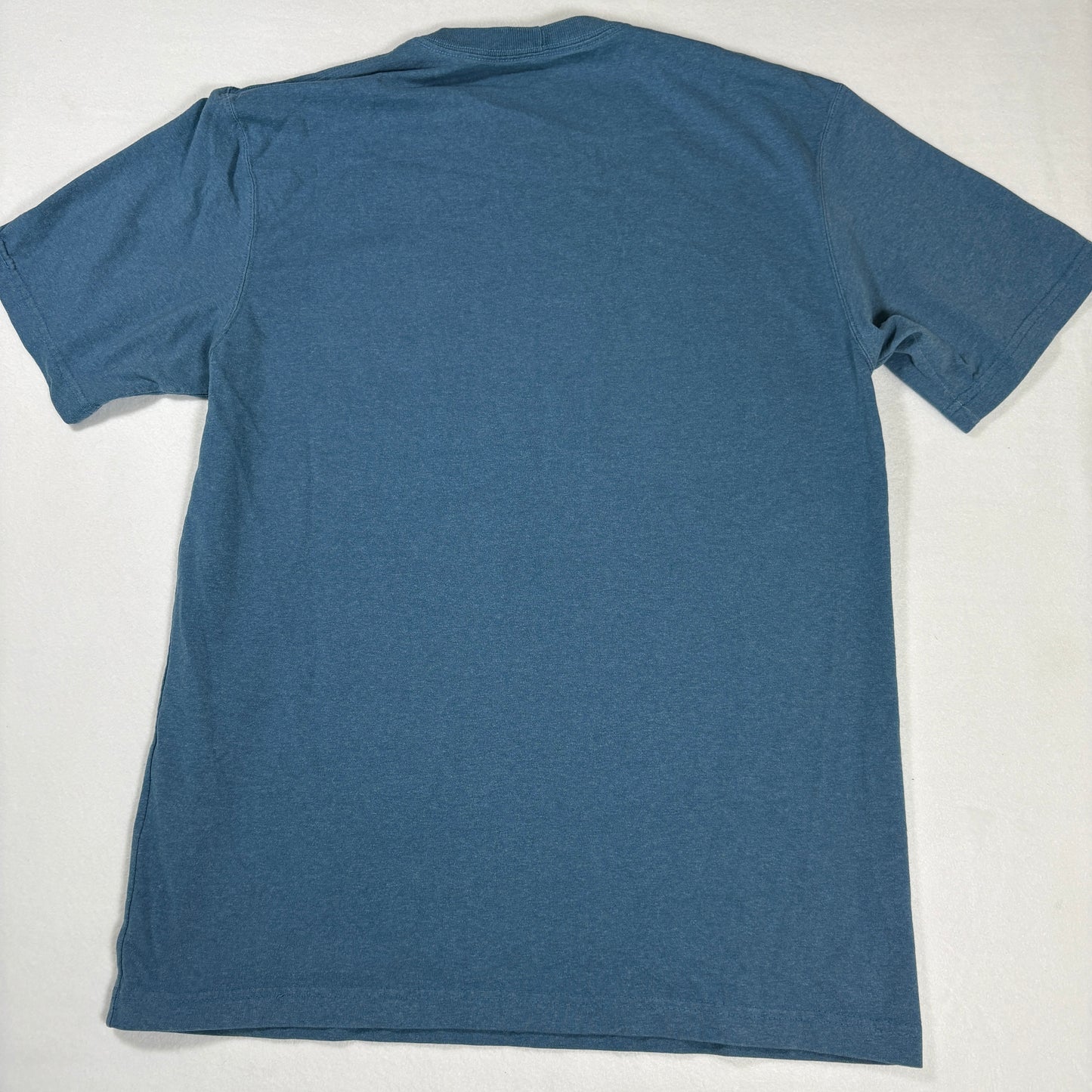 Carhartt Pocket T-Shirt Mens M Blue Workwear Original Fit Heavyweight Tee