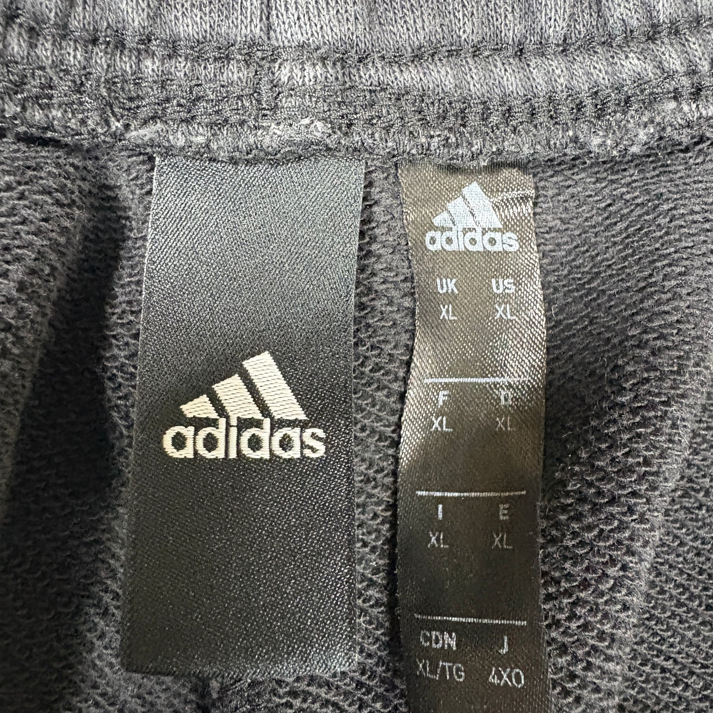 Adidas Shorts Mens XL Black Athletic Gym Training Logo Lounge Activewear