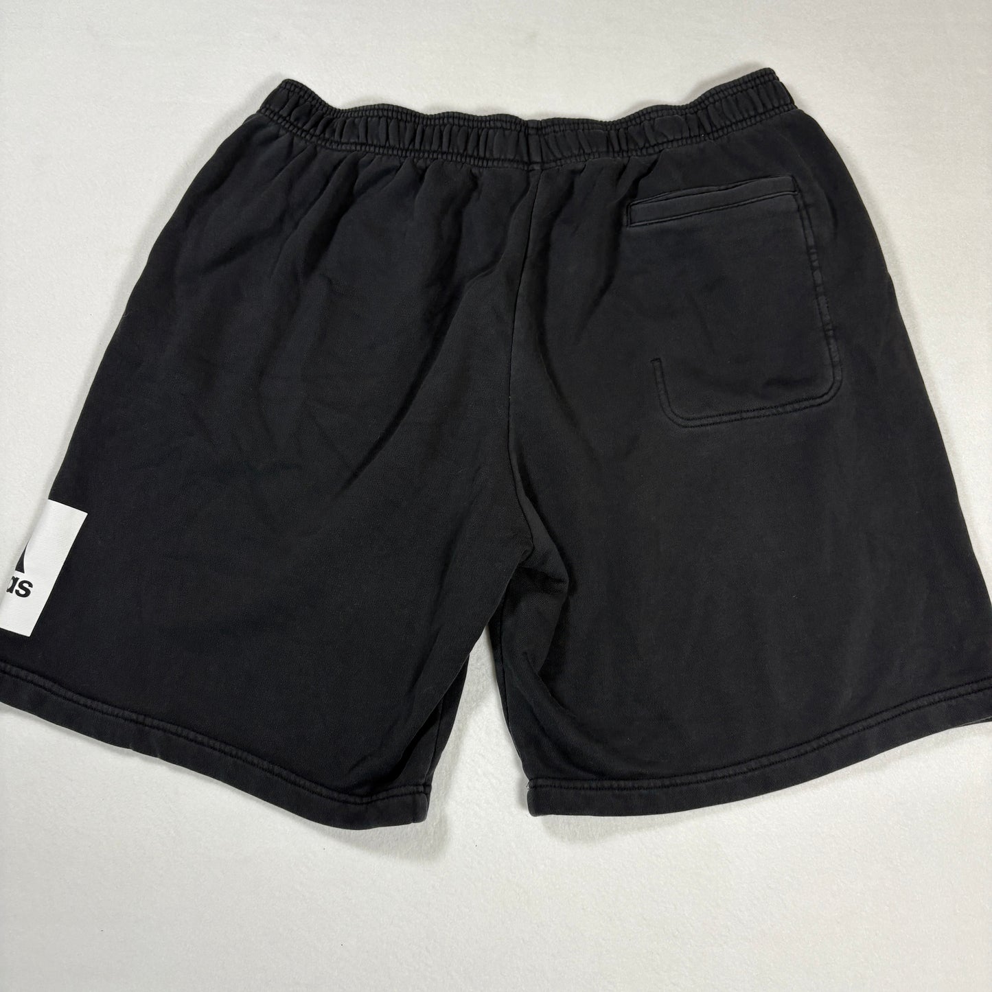 Adidas Shorts Mens XL Black Athletic Gym Training Logo Lounge Activewear