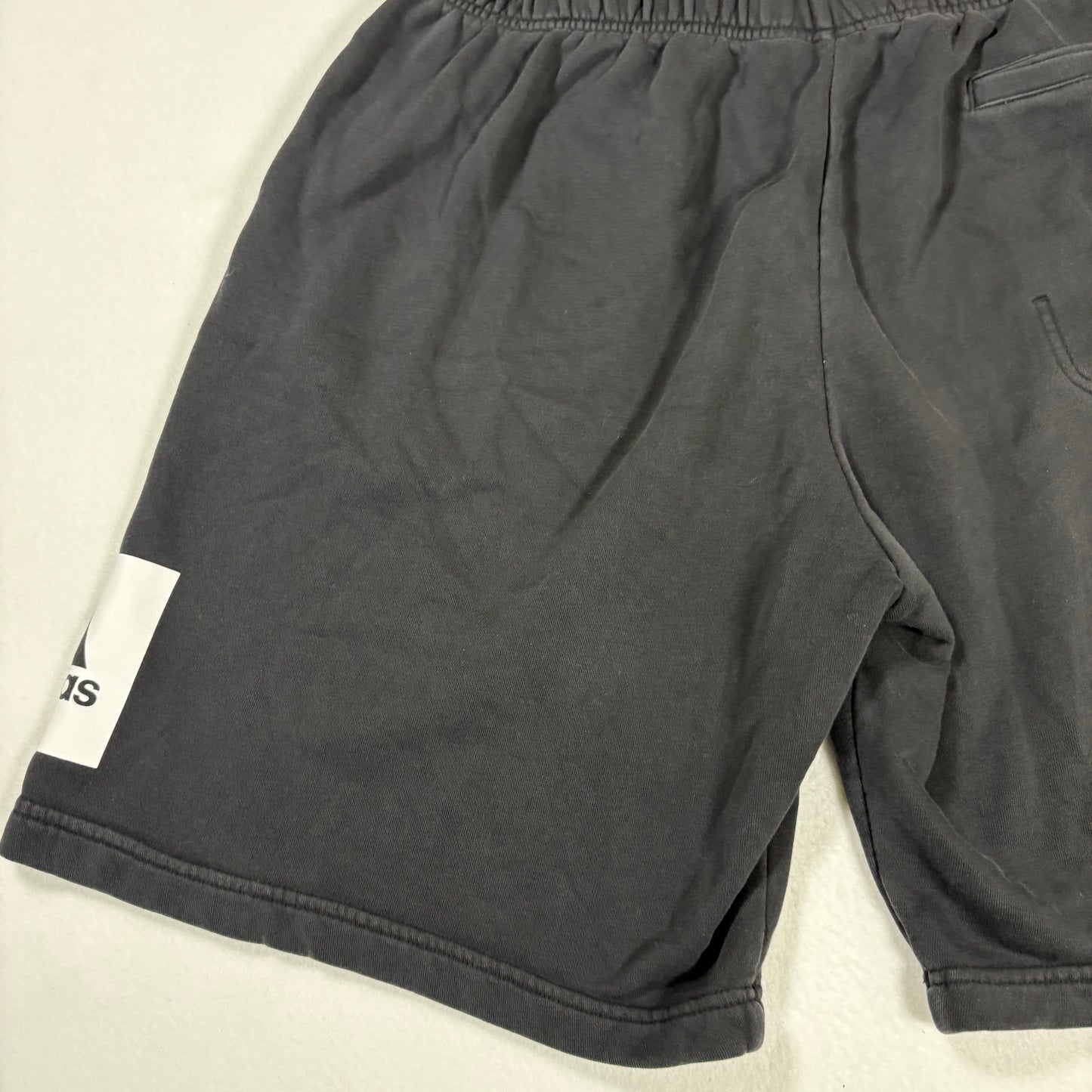 Adidas Shorts Mens XL Black Athletic Gym Training Logo Lounge Activewear