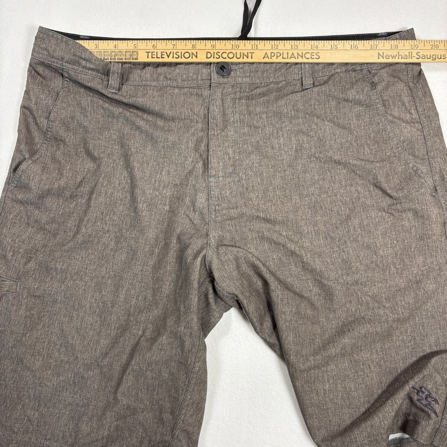 Hybrid Board Shorts Mens Size 38 Brown Swim Surf Casual Quick Dry Activewear