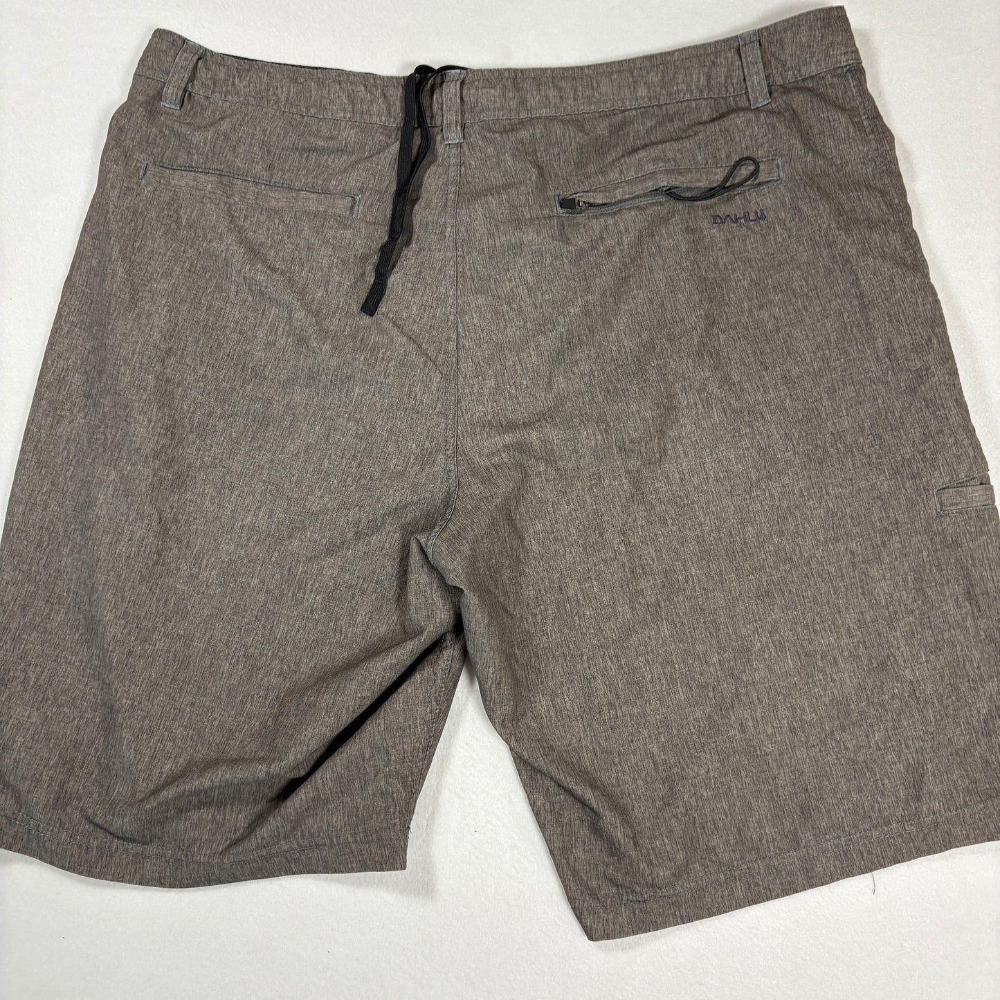 Hybrid Board Shorts Mens Size 38 Brown Swim Surf Casual Quick Dry Activewear