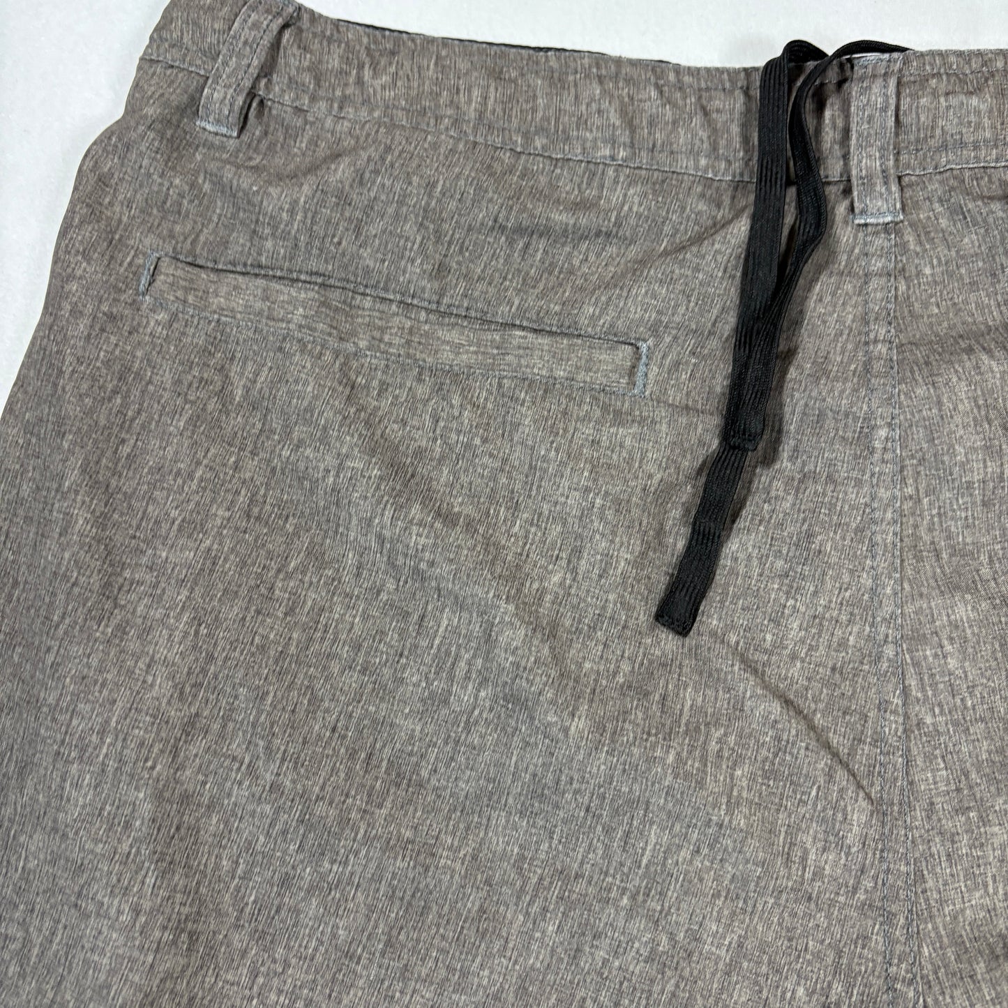 Hybrid Board Shorts Mens Size 38 Brown Swim Surf Casual Quick Dry Activewear