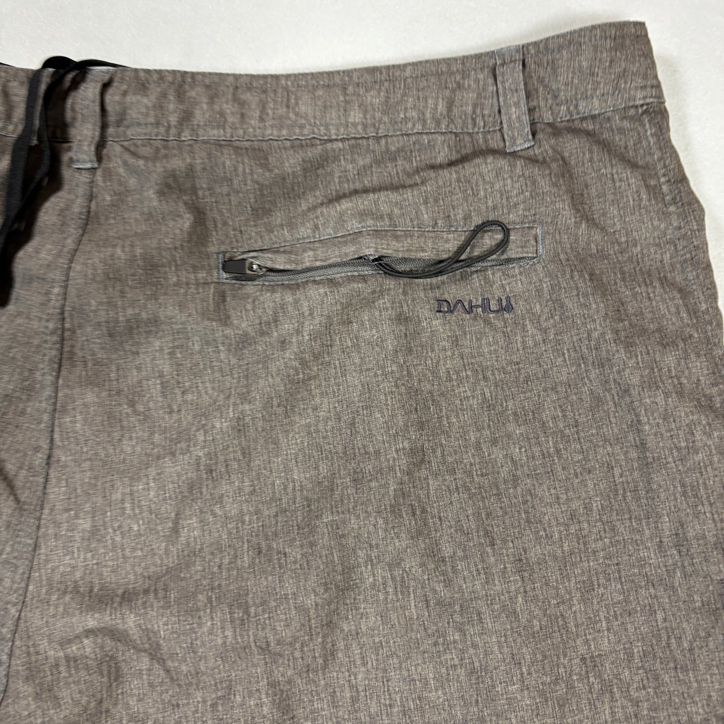 Hybrid Board Shorts Mens Size 38 Brown Swim Surf Casual Quick Dry Activewear