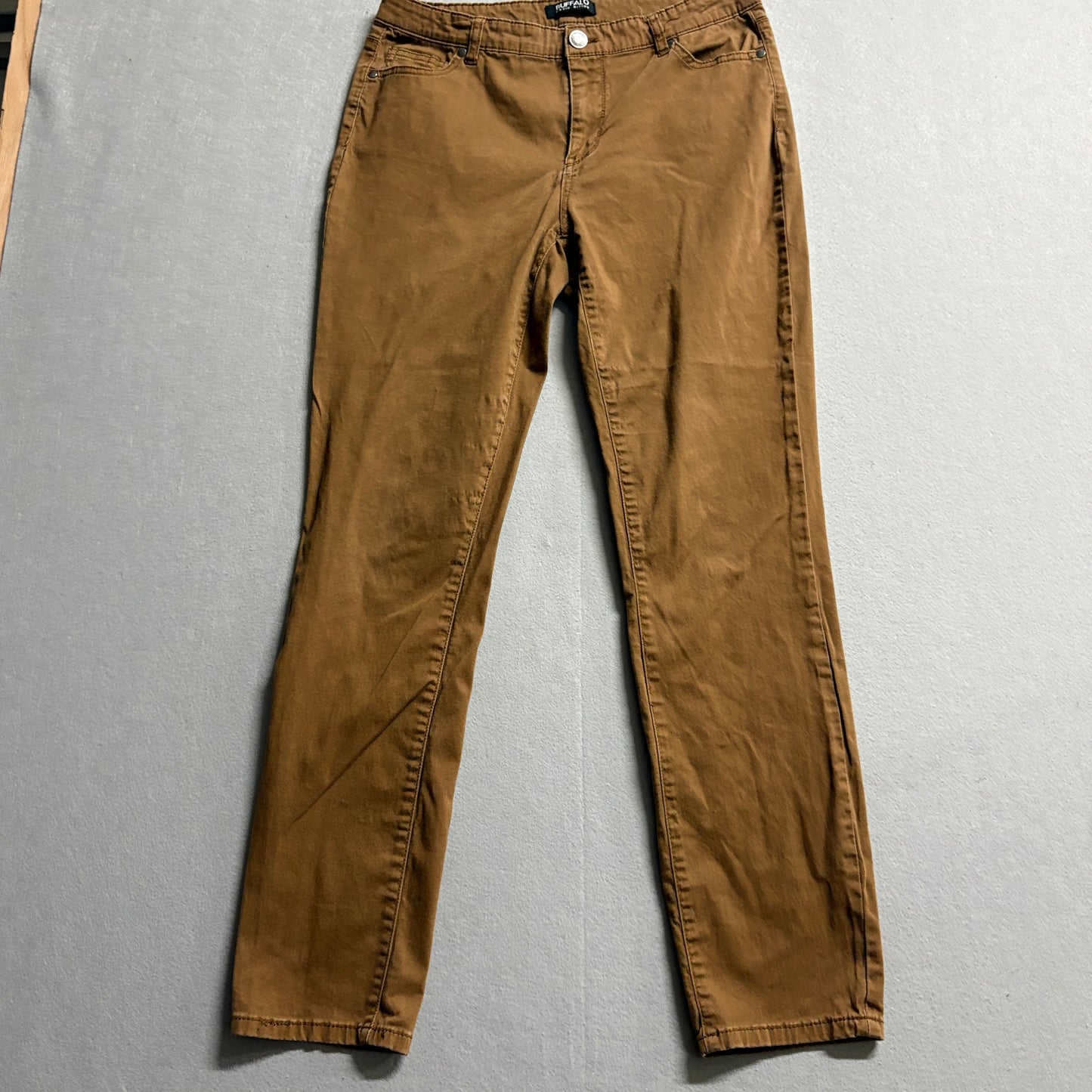 Buffalo David Bitton Stretch Skinny Jeans Womens 10/30 Fits Like 31x29 Tan