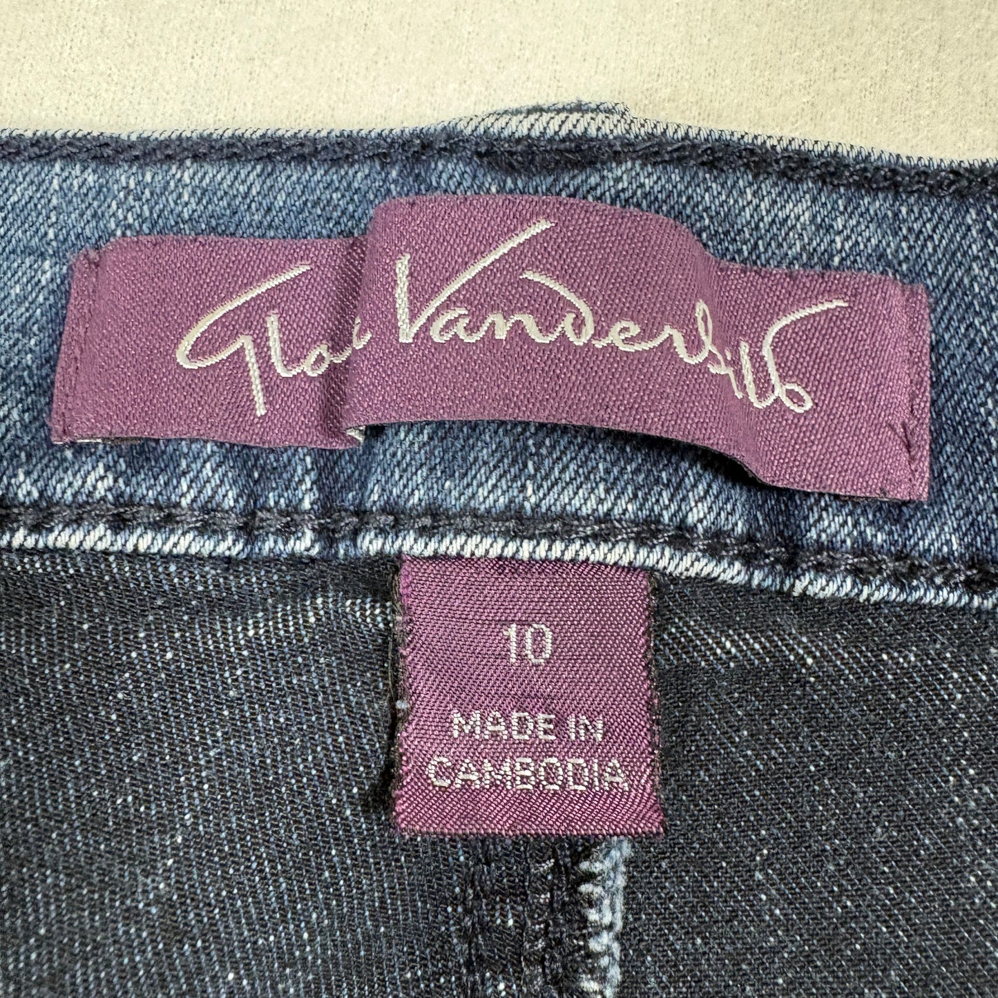 Gloria Vanderbilt Womens Jeans 10 Blue Classic Fit Tapered Stretch Denim Vintage