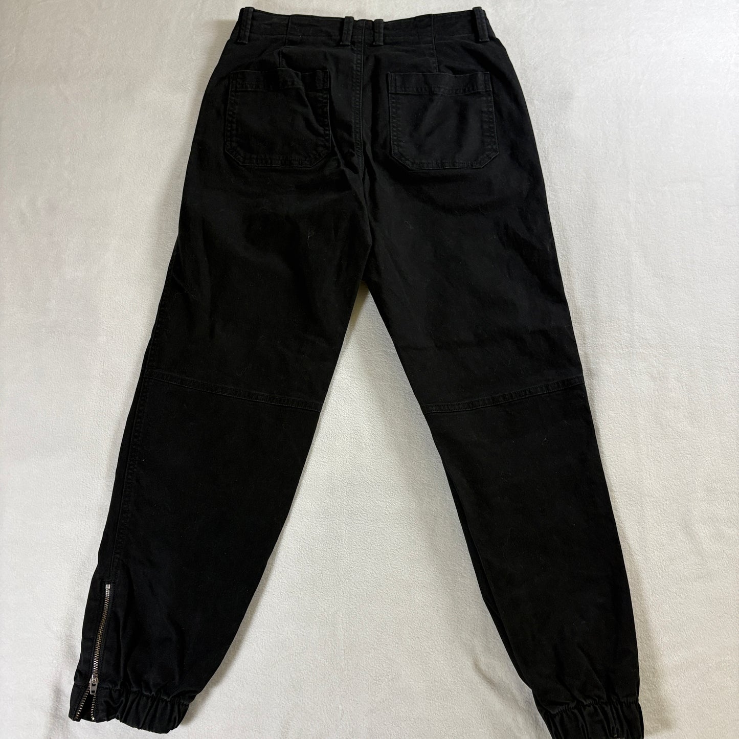 Jogger Pant Utility Streetwear Tapered Banana Republic 2 Fits Like 27X26 Black