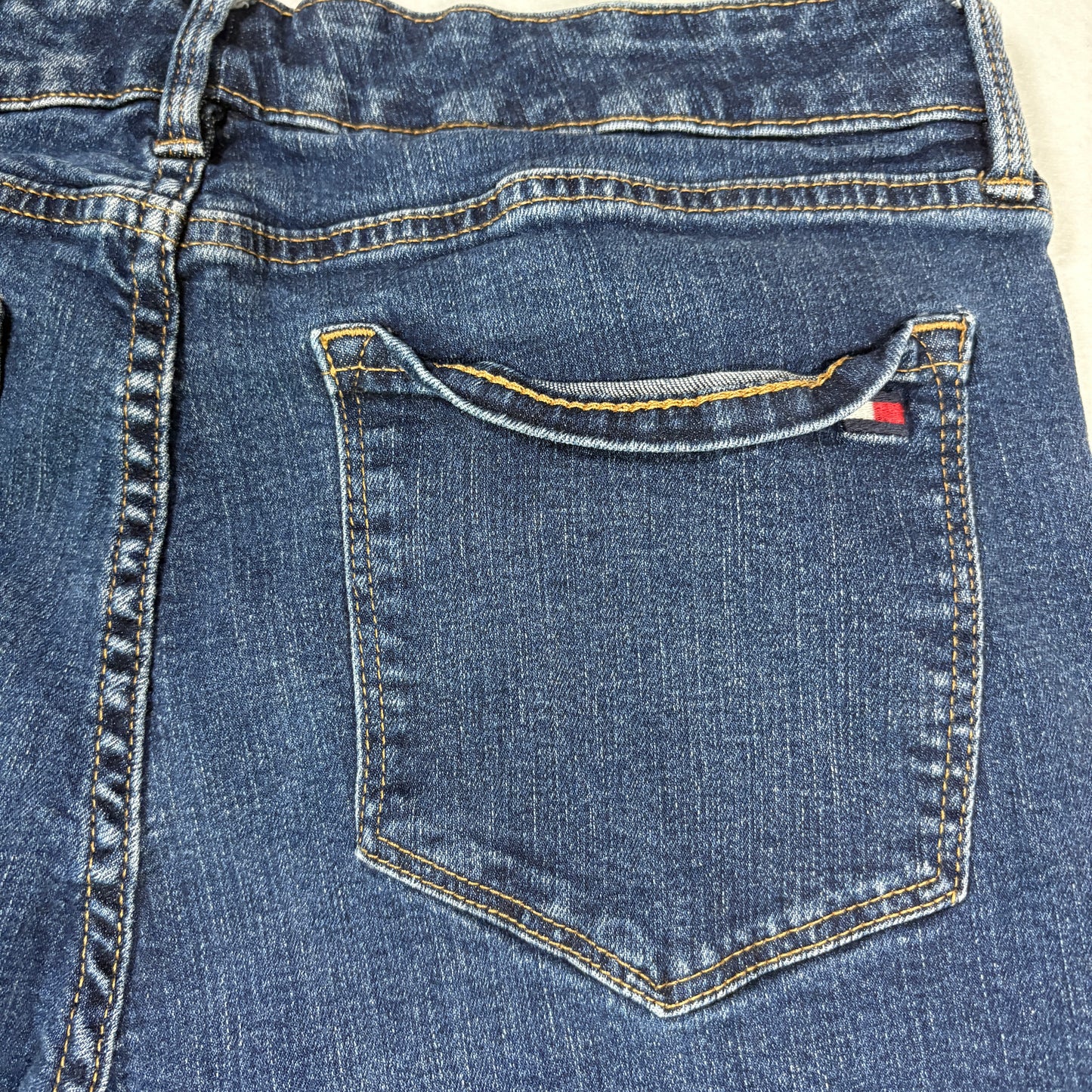 Tommy Hilfiger Womens Jeans Size 10 Dark Wash Straight Denim Y2K Vintage Classic