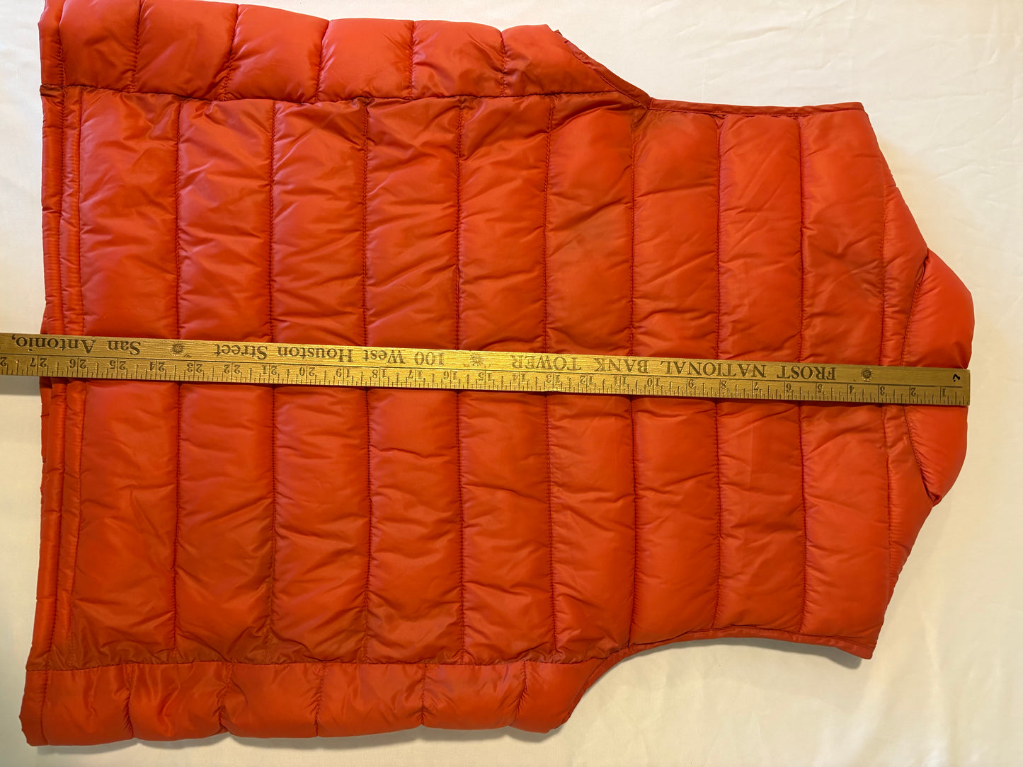 Sonoma Life + Style Orange Puffer Vest Men’s Medium M NWT Lightweight Warm Packable