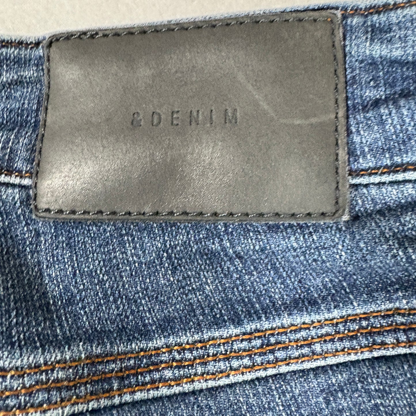 &Denim Mens Jeans 32x30 Skinny Fit Blue Stretch Denim Y2K Modern Classic