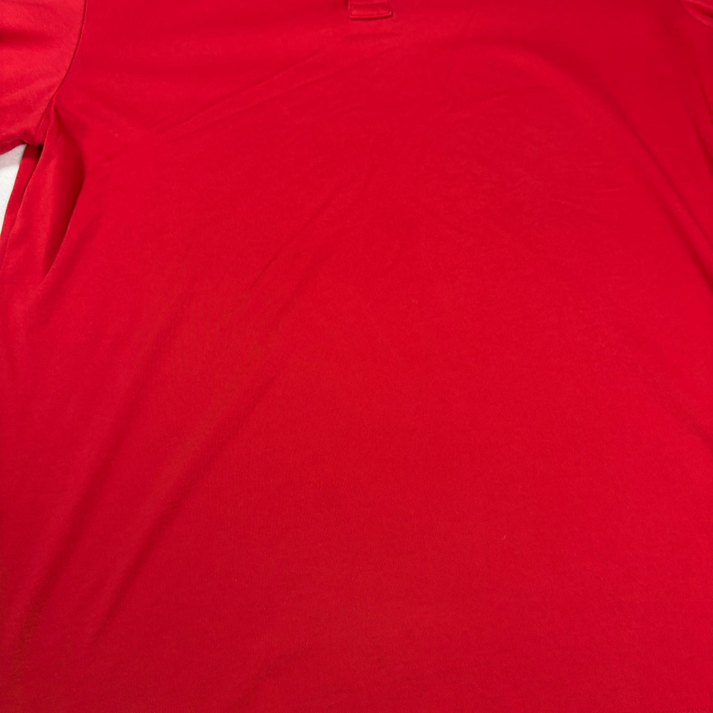Callaway Mens Polo Shirt Size L Red Opti-Dri Golf Performance Short Sleeve Logo