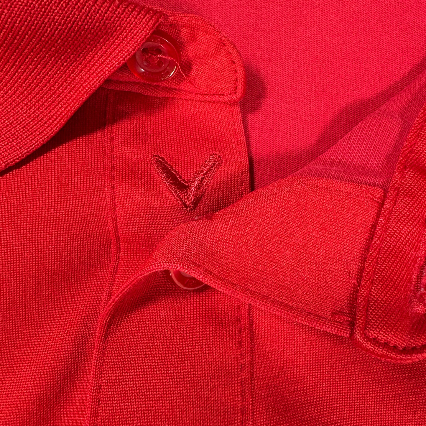 Callaway Mens Polo Shirt Size L Red Opti-Dri Golf Performance Short Sleeve Logo