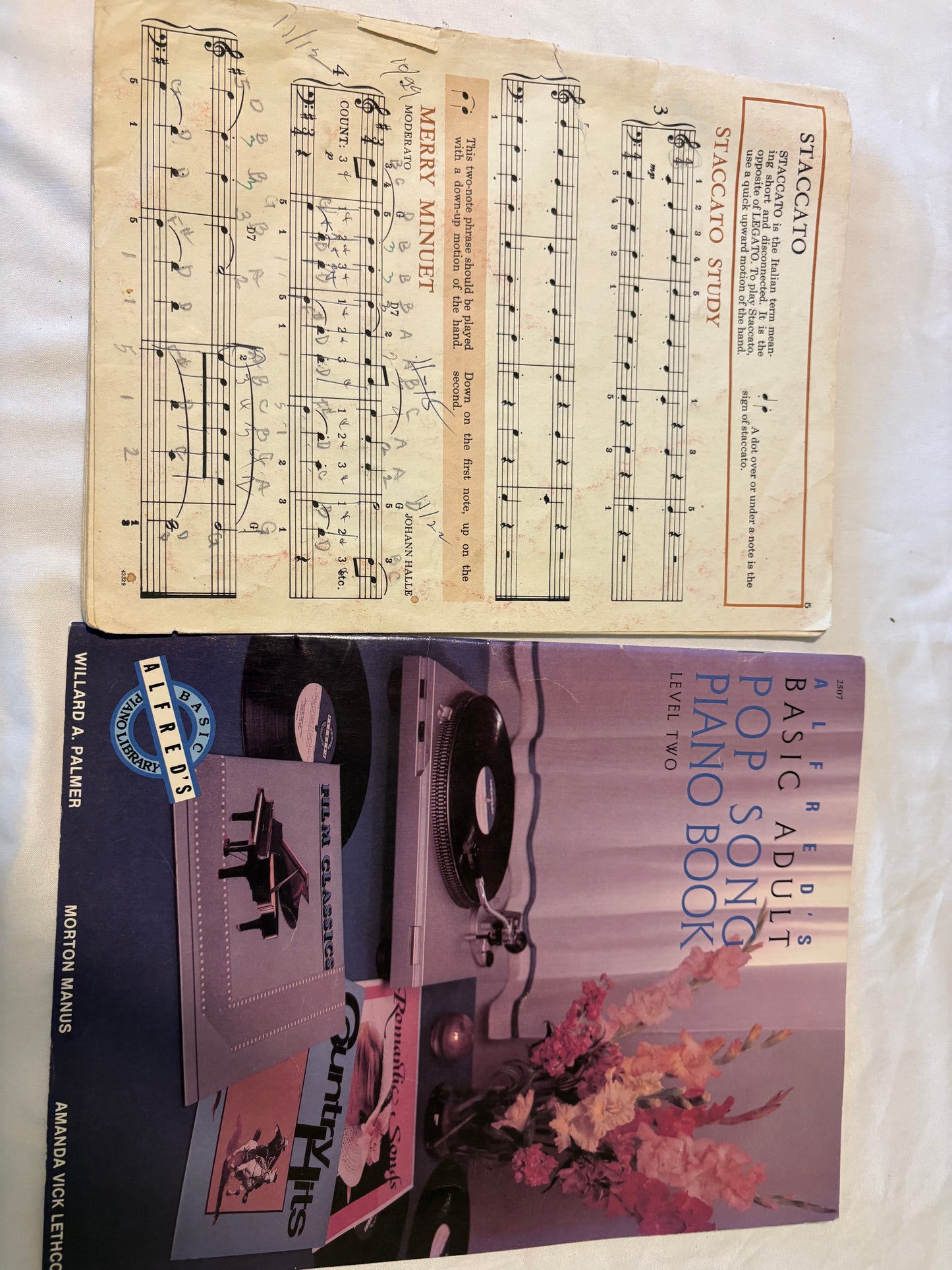 Lot of 20 Vintage Piano Music Books & Sheet Music – Adult Beginner to Intermediate