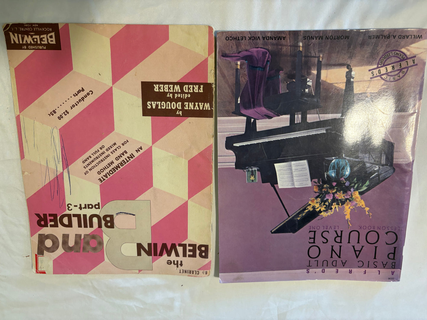 Lot of 20 Vintage Piano Music Books & Sheet Music – Adult Beginner to Intermediate