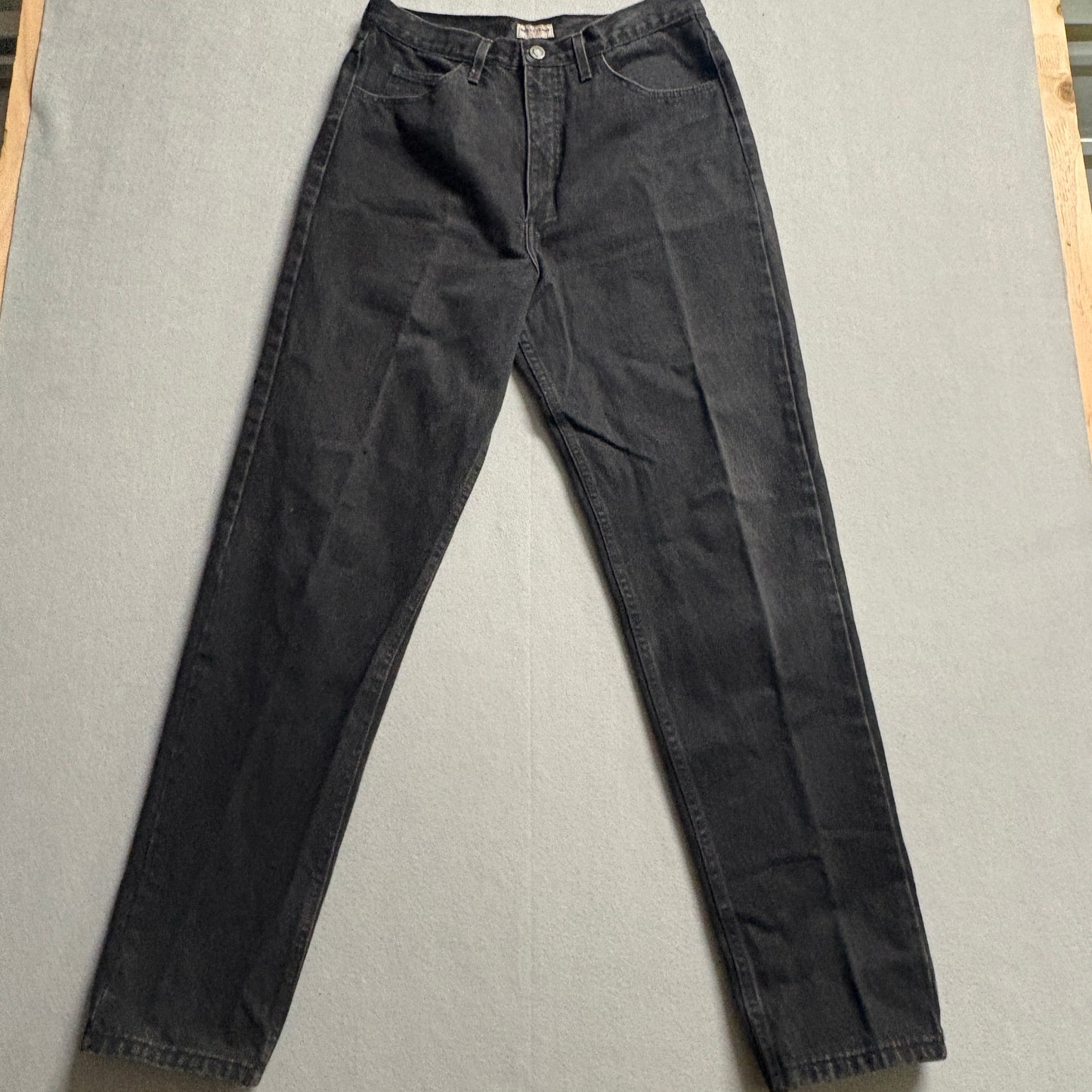 Vintage Guess Jeans USA Black Denim Tag 34 Fits Like 31x32 Y2K Straight Leg