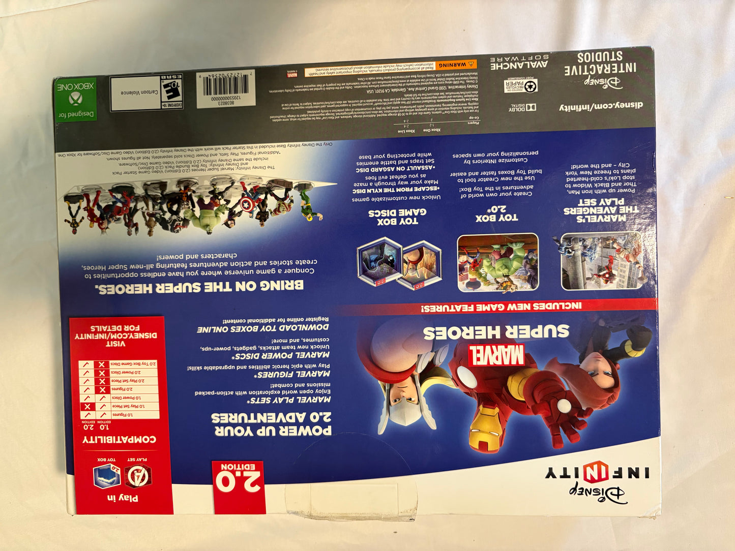 Disney Infinity 2.0 Marvel Super Heroes Starter Pack Xbox One New Sealed