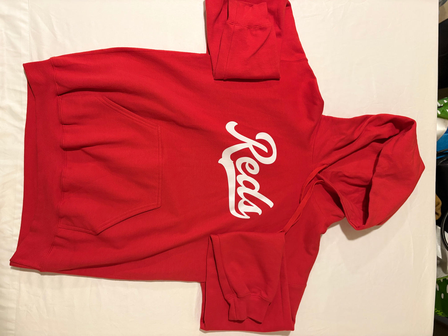 Custom Red Hoodie Reds PADILLA 12 Men’s Large Team Sports Fan Sweatshirt