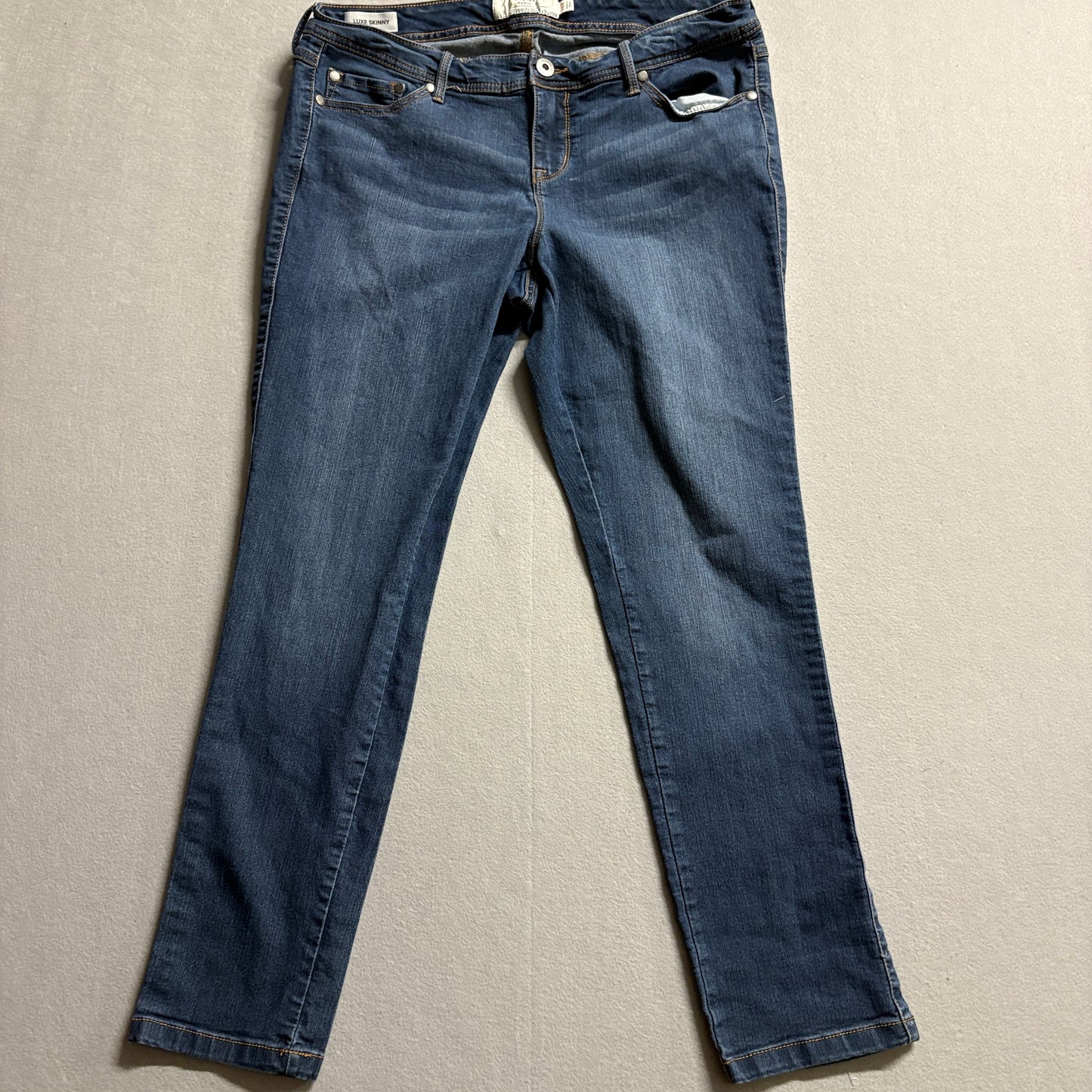 Torrid Luxe Skinny Jeans Women’s 14R Fits Like 34x28 Stretch Blue Denim