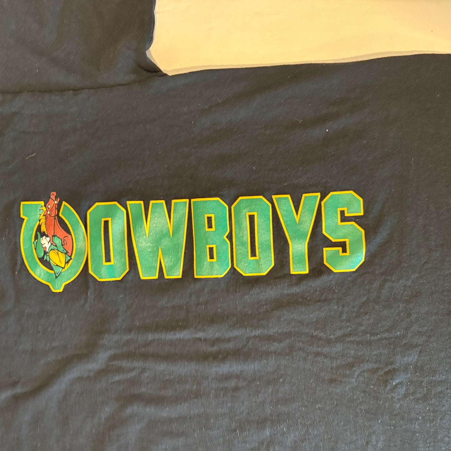 Canyon Cowboys High School Team Shirt Black Graphic Tee Adult L Vintage Fit
