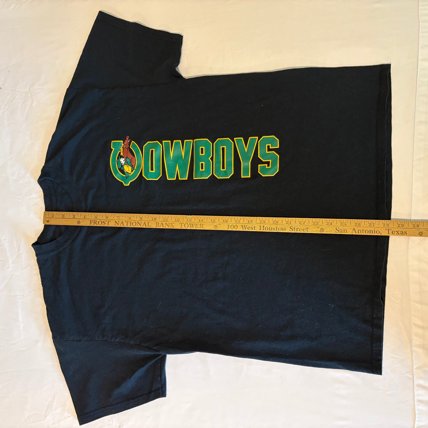 Canyon Cowboys High School Team Shirt Black Graphic Tee Adult L Vintage Fit