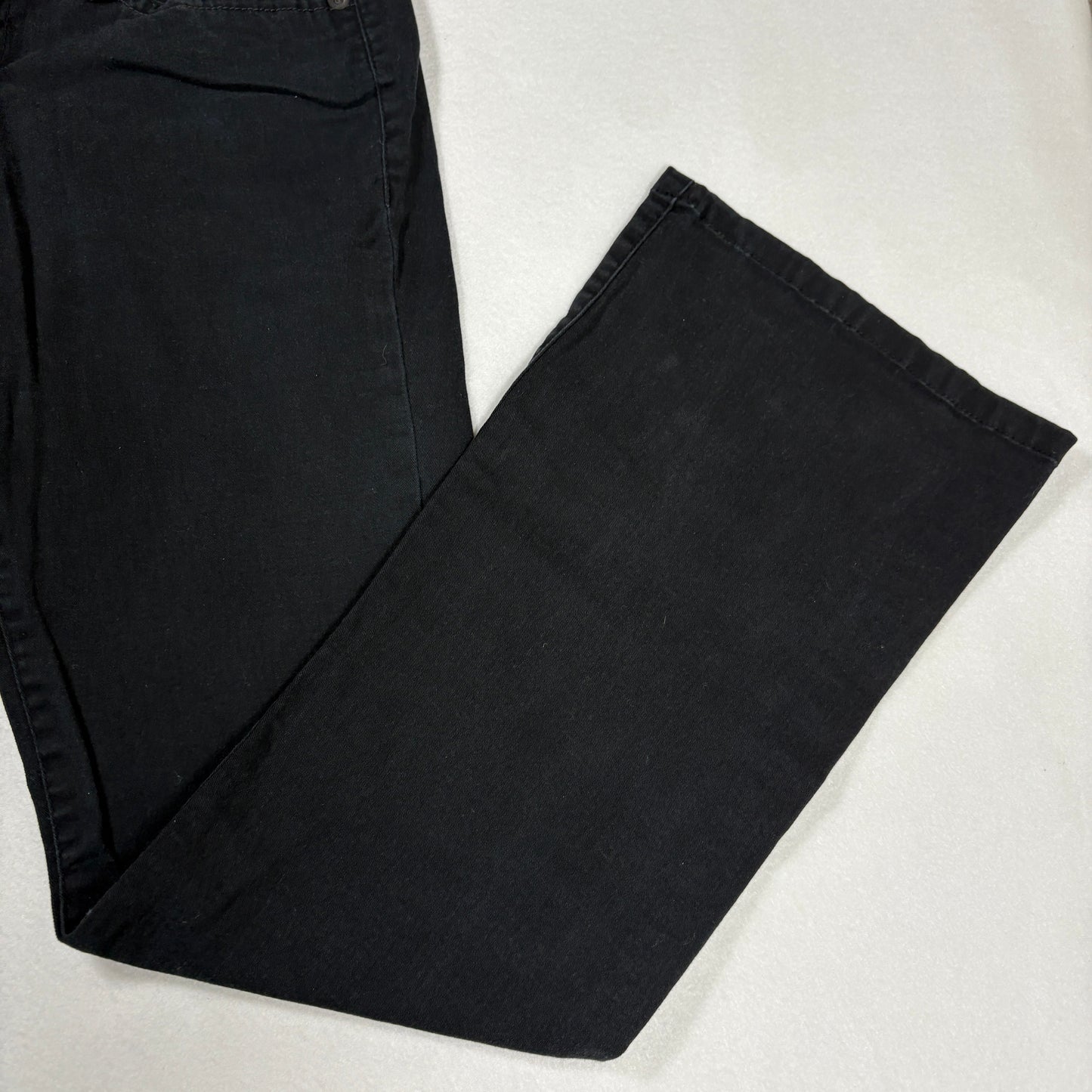 Unionbay Womens Jeans 7 Black Flare Y2K 90s Stretch Denim Vintage Grunge Goth