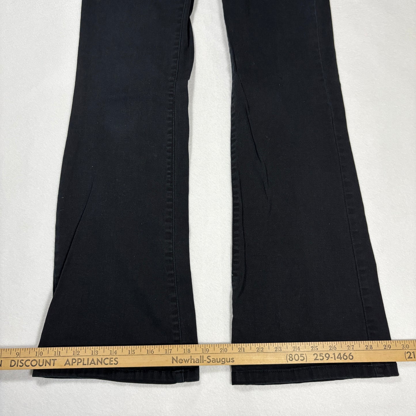 Unionbay Womens Jeans 7 Black Flare Y2K 90s Stretch Denim Vintage Grunge Goth