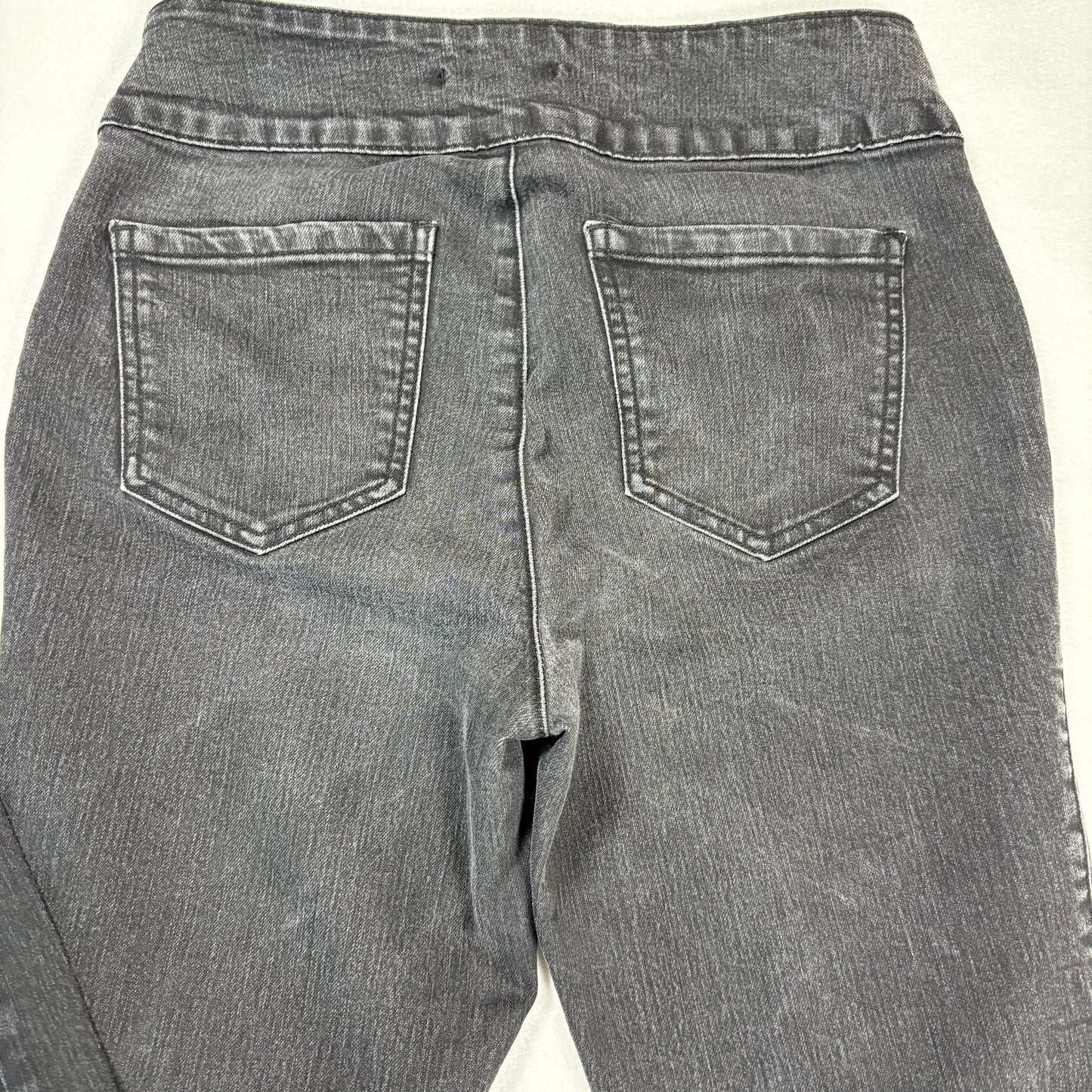 Forever 21 Womens High Rise Black Denim Jeans Size 28 Y2K Grunge Slim Fit