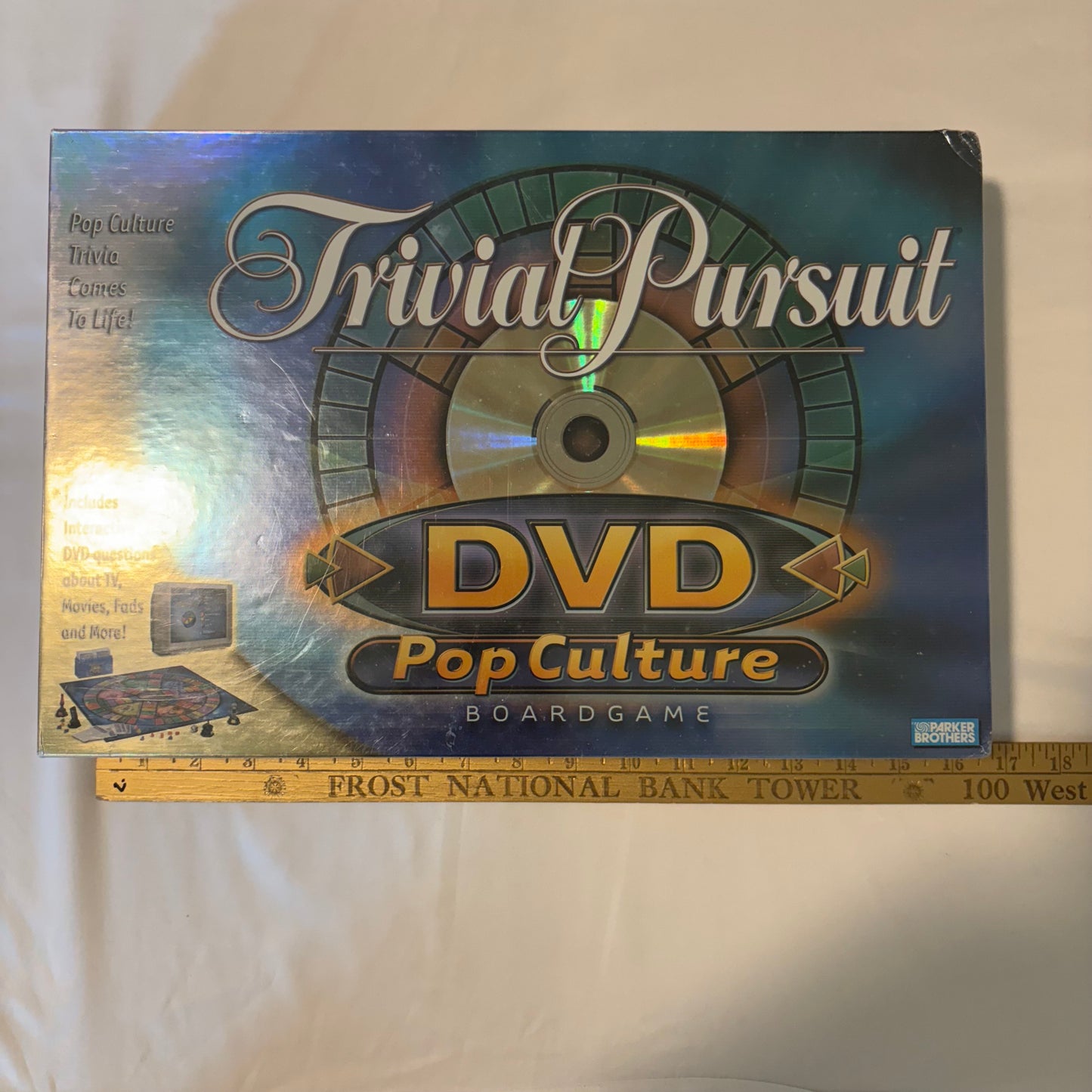 Trivial Pursuit DVD Pop Culture Board Game 2003 Parker Brothers Complete