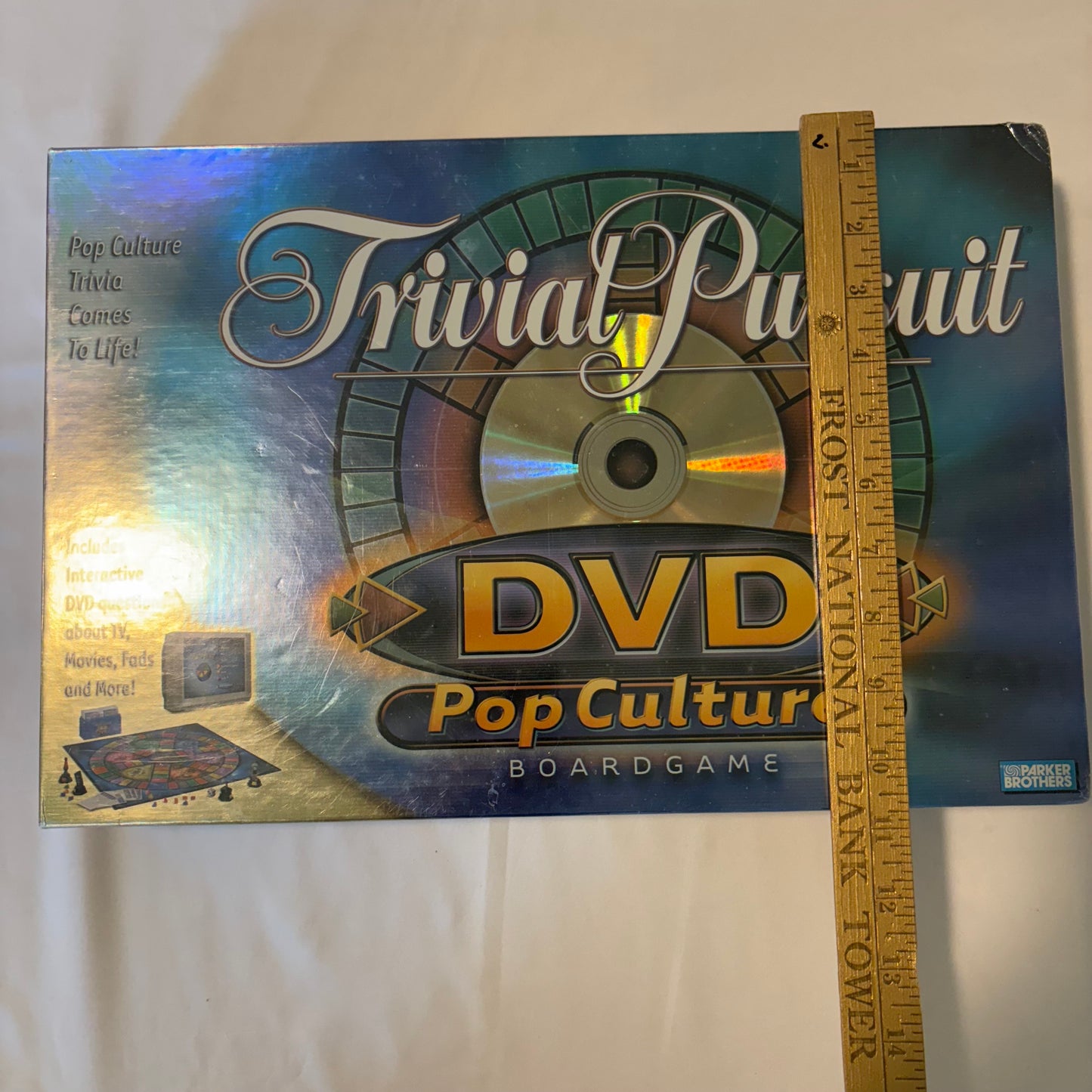 Trivial Pursuit DVD Pop Culture Board Game 2003 Parker Brothers Complete